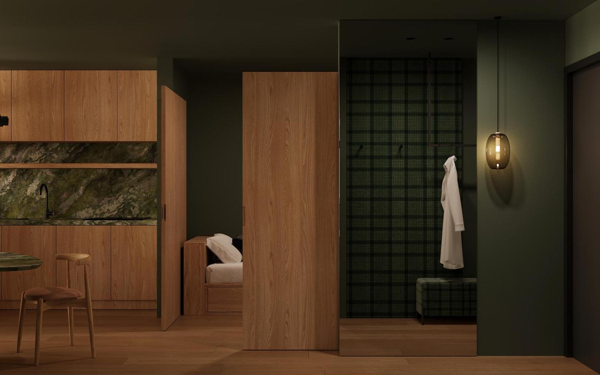 One-Bedroom Family Apartment