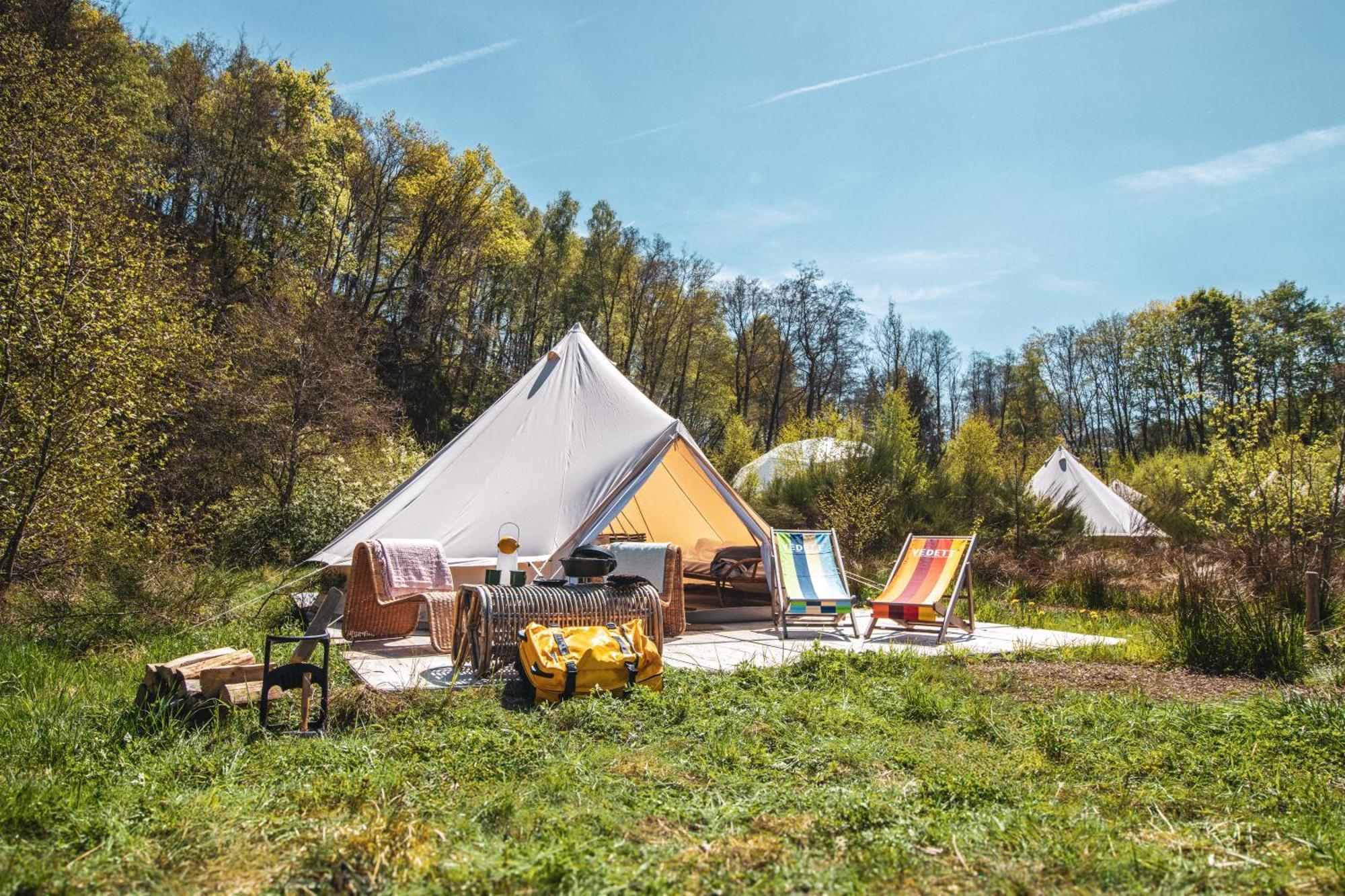 Glamping tent