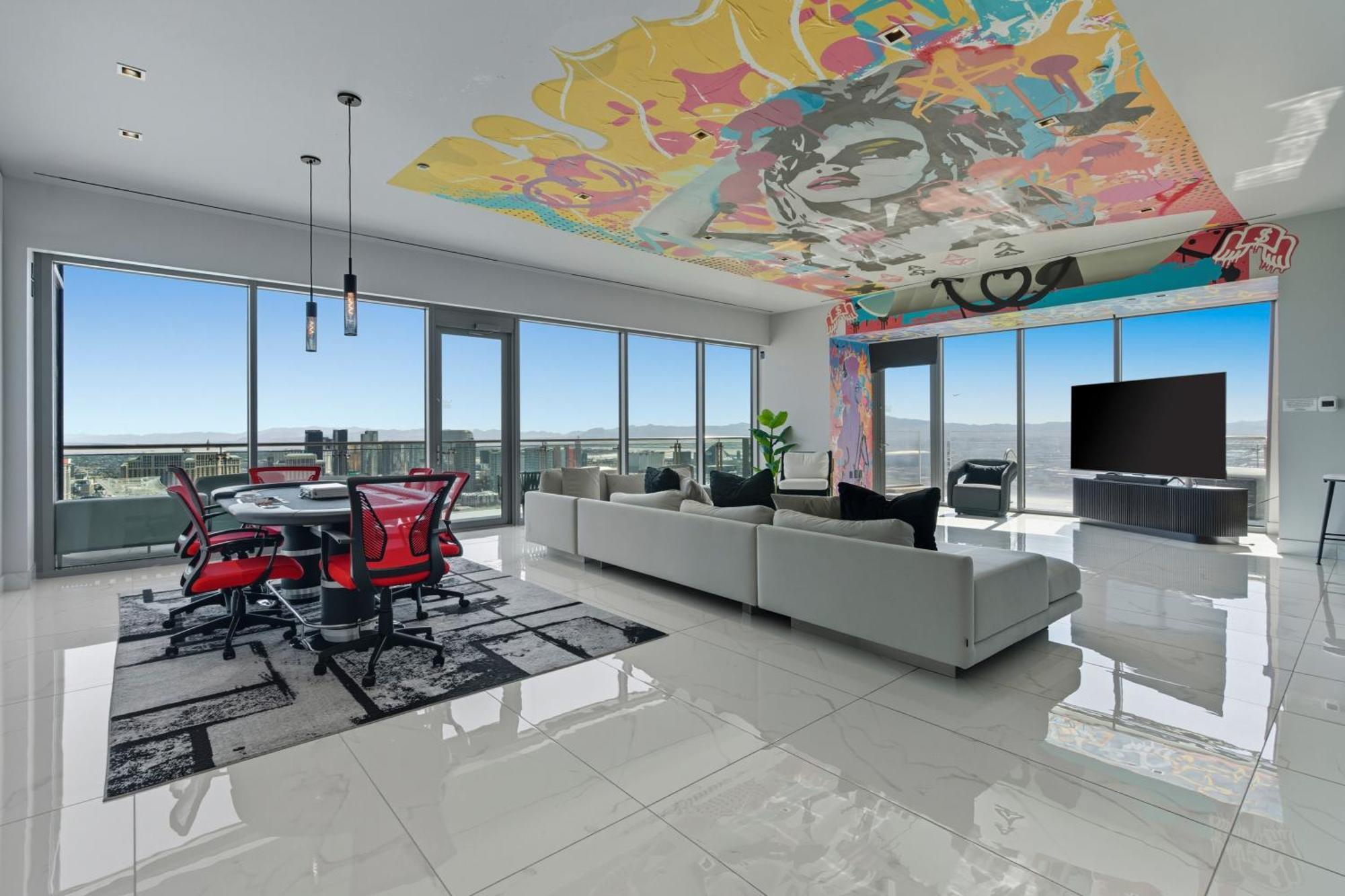 Designer Penthouse | Full Strip View & Private Balcony