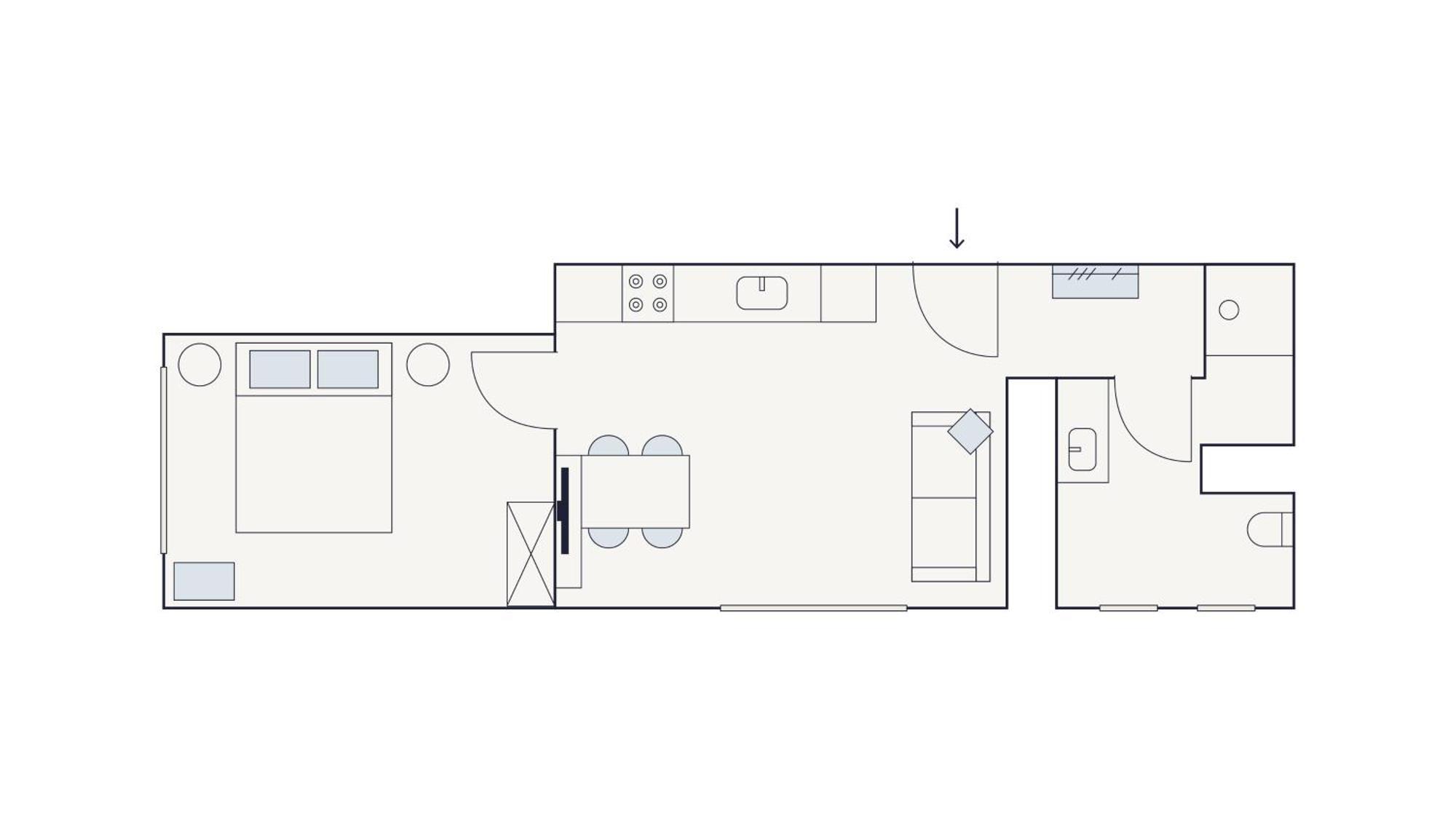 One-Bedroom Apartment Air Condition