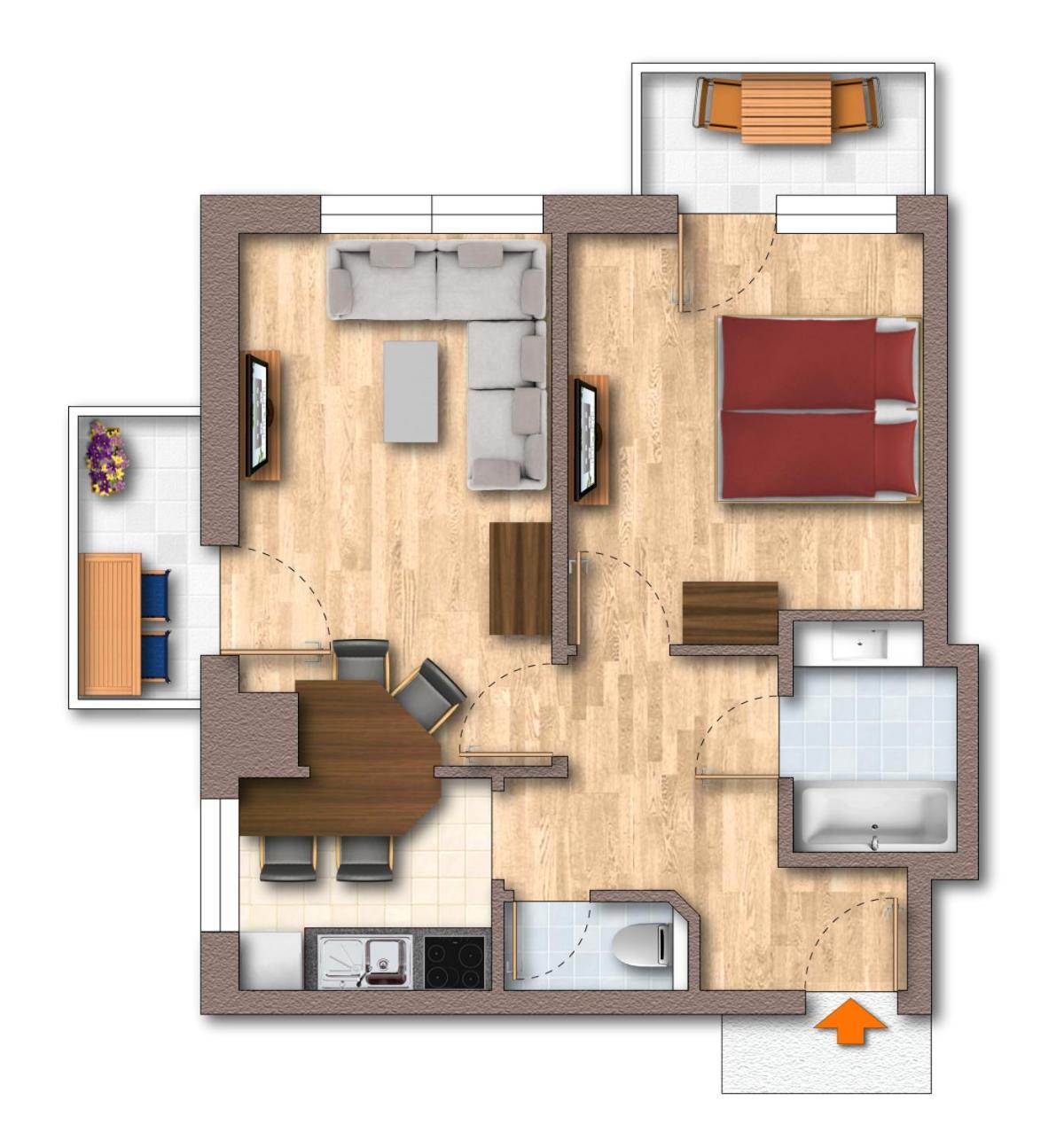 Two-Bedroom Apartment