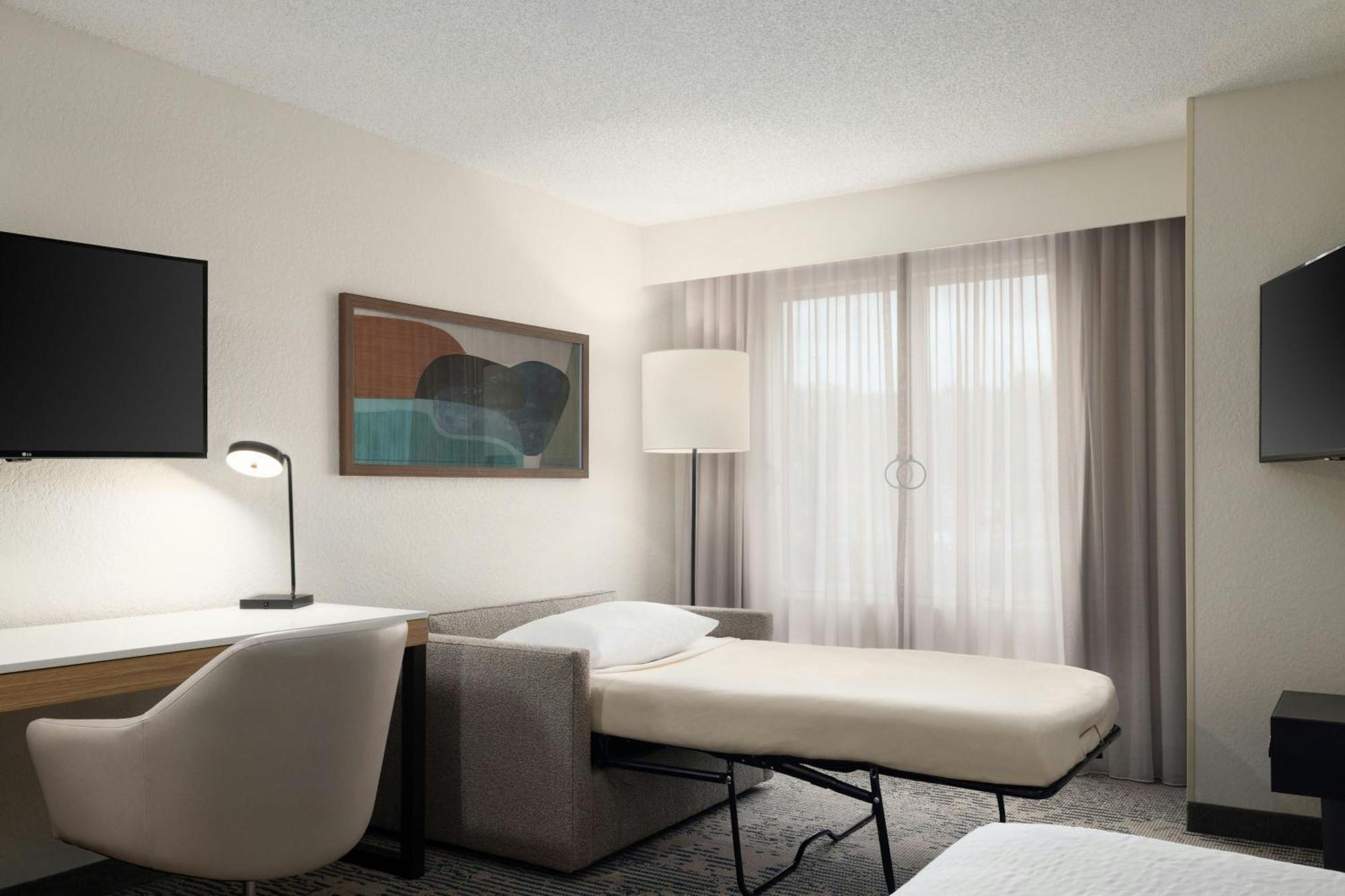 King Suite Bathtub Sleeper Sofa Mobility Access or Hearing Accessible