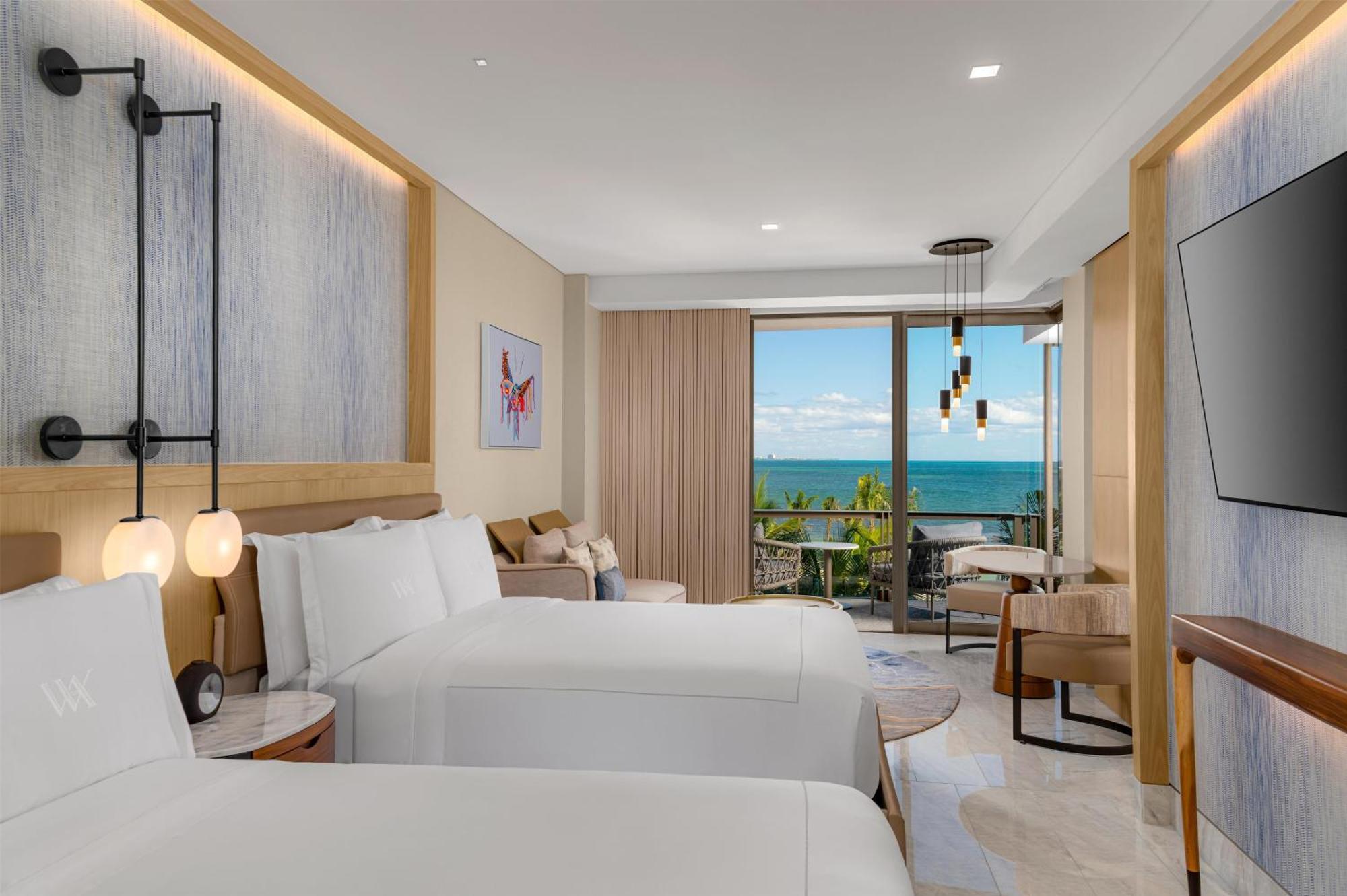 Oceanfront Queen Room Two Queen Beds