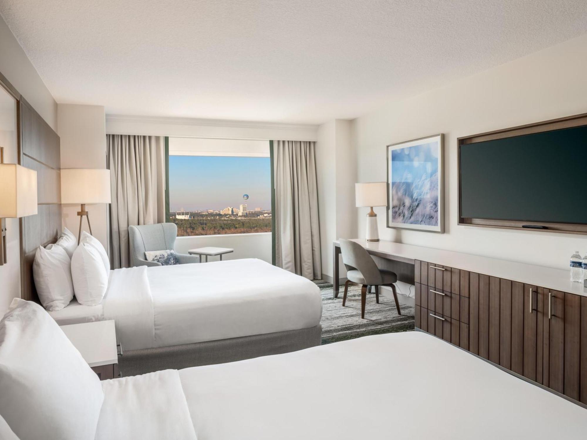 Queen Room Two Queen Beds Disney Springs View