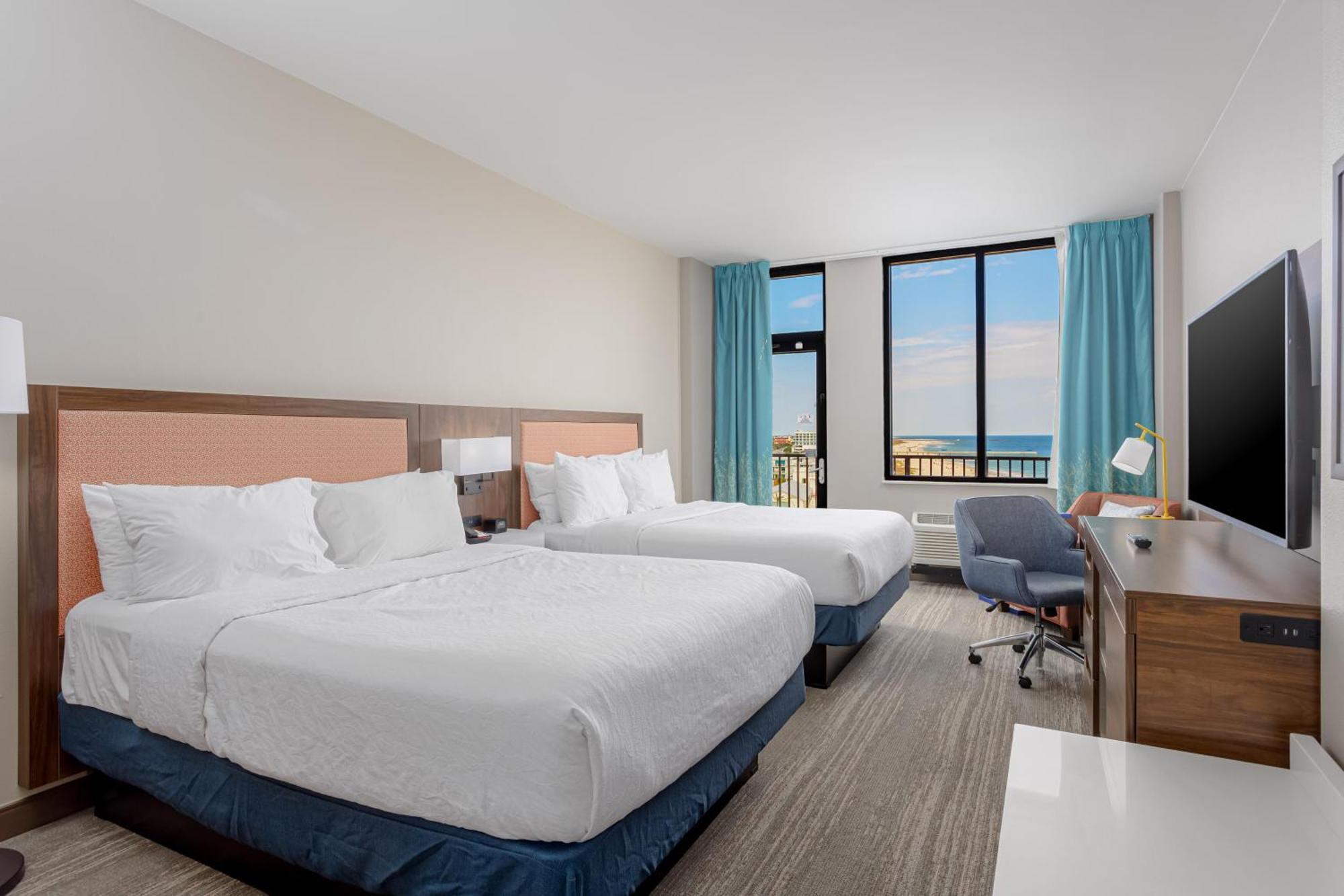 Queen Room with Two Queen Beds and Partial View