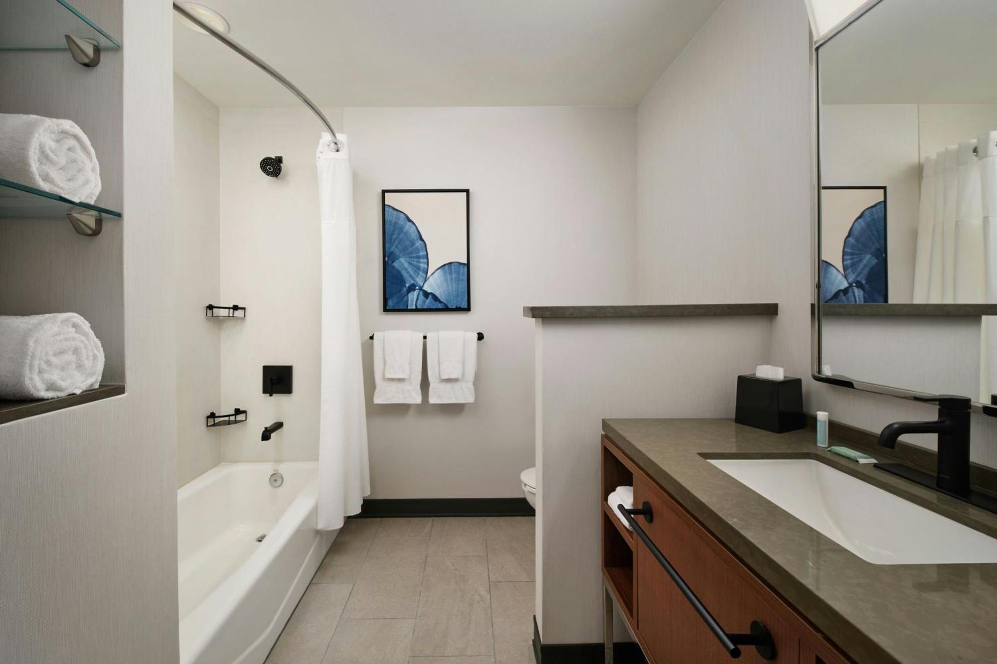 King Room Roll Shower Mobility Access or Hearing Accessible
