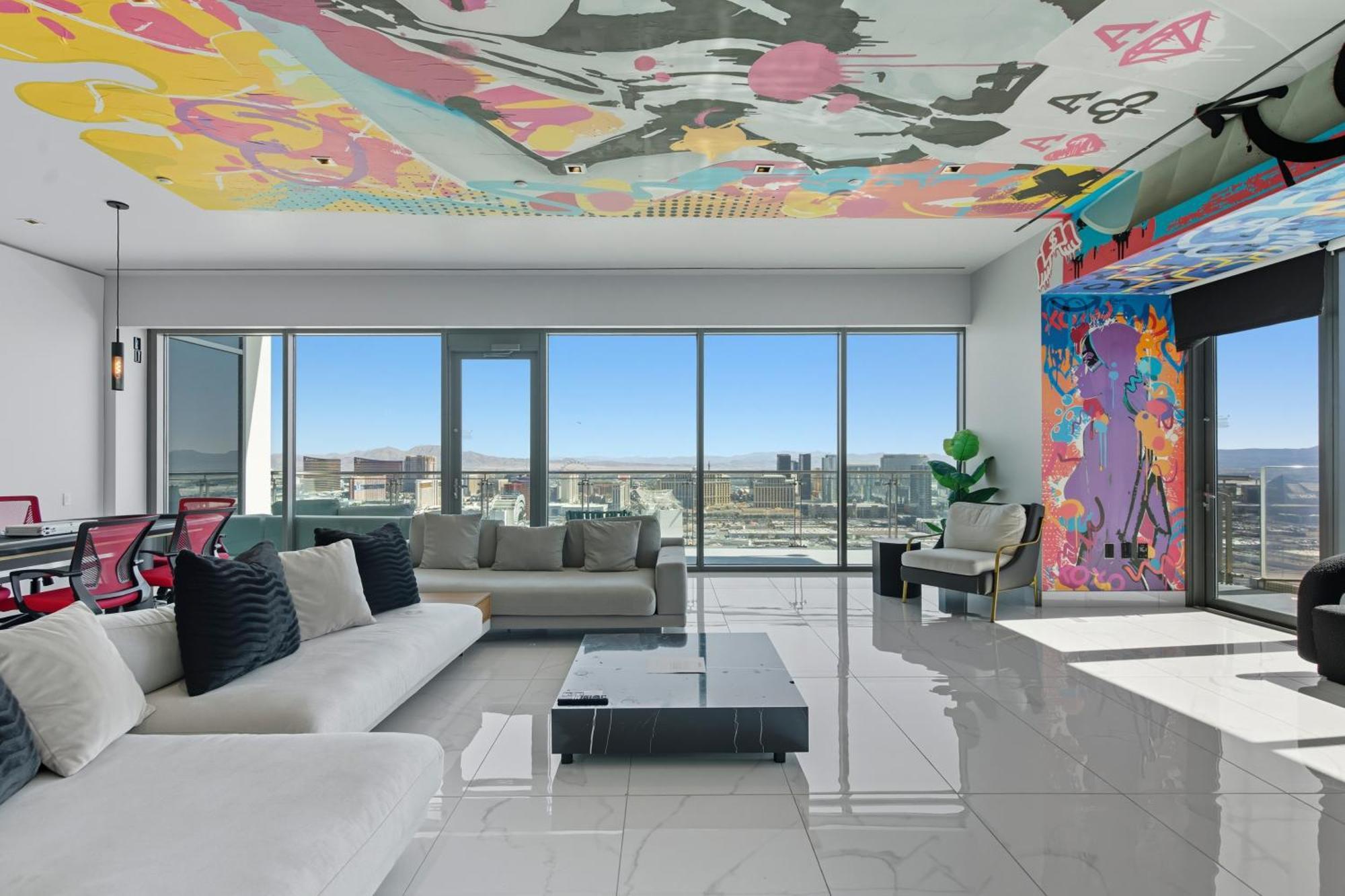 Designer Penthouse | Full Strip View & Private Balcony