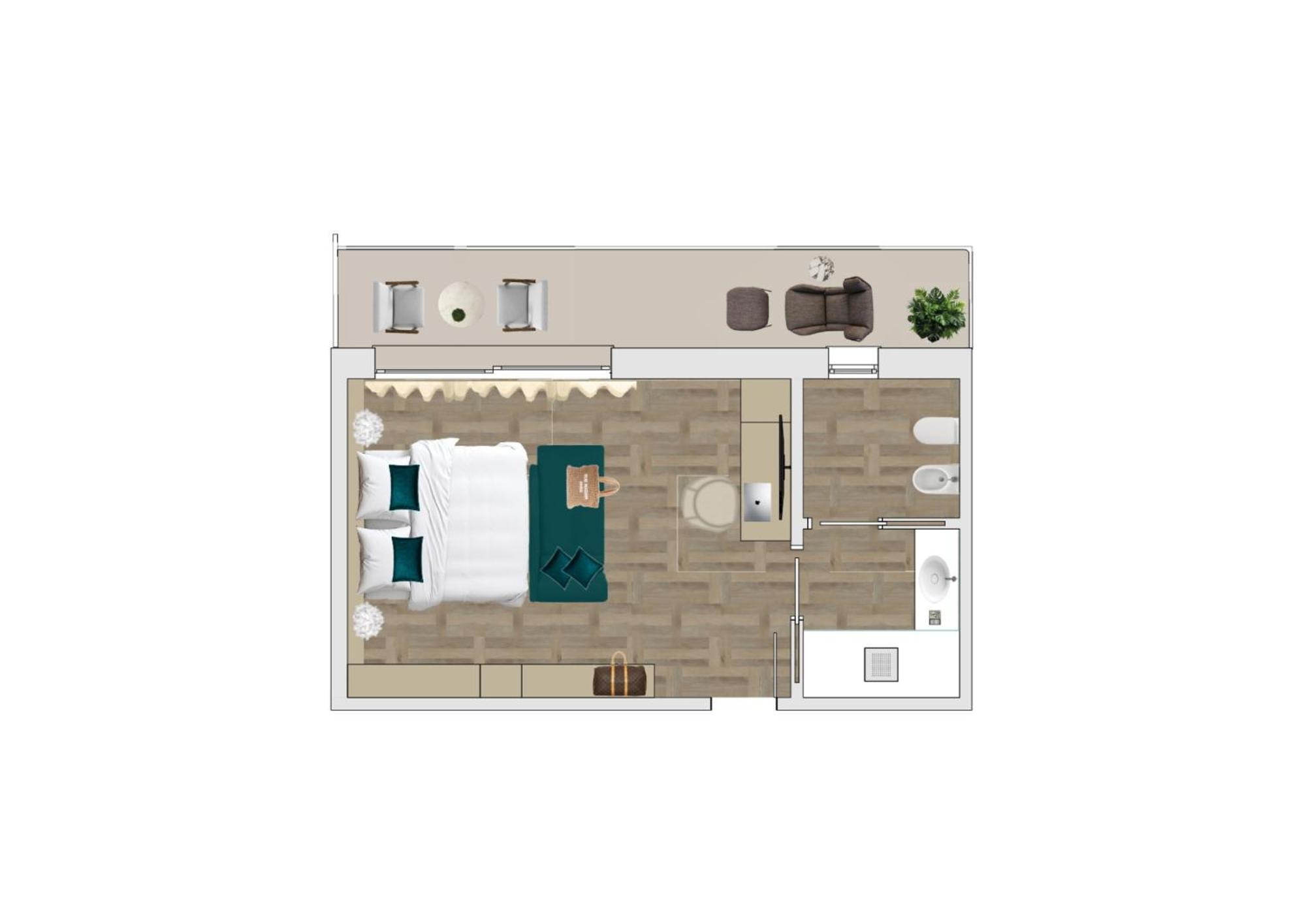 Deluxe Triple Room Sea View