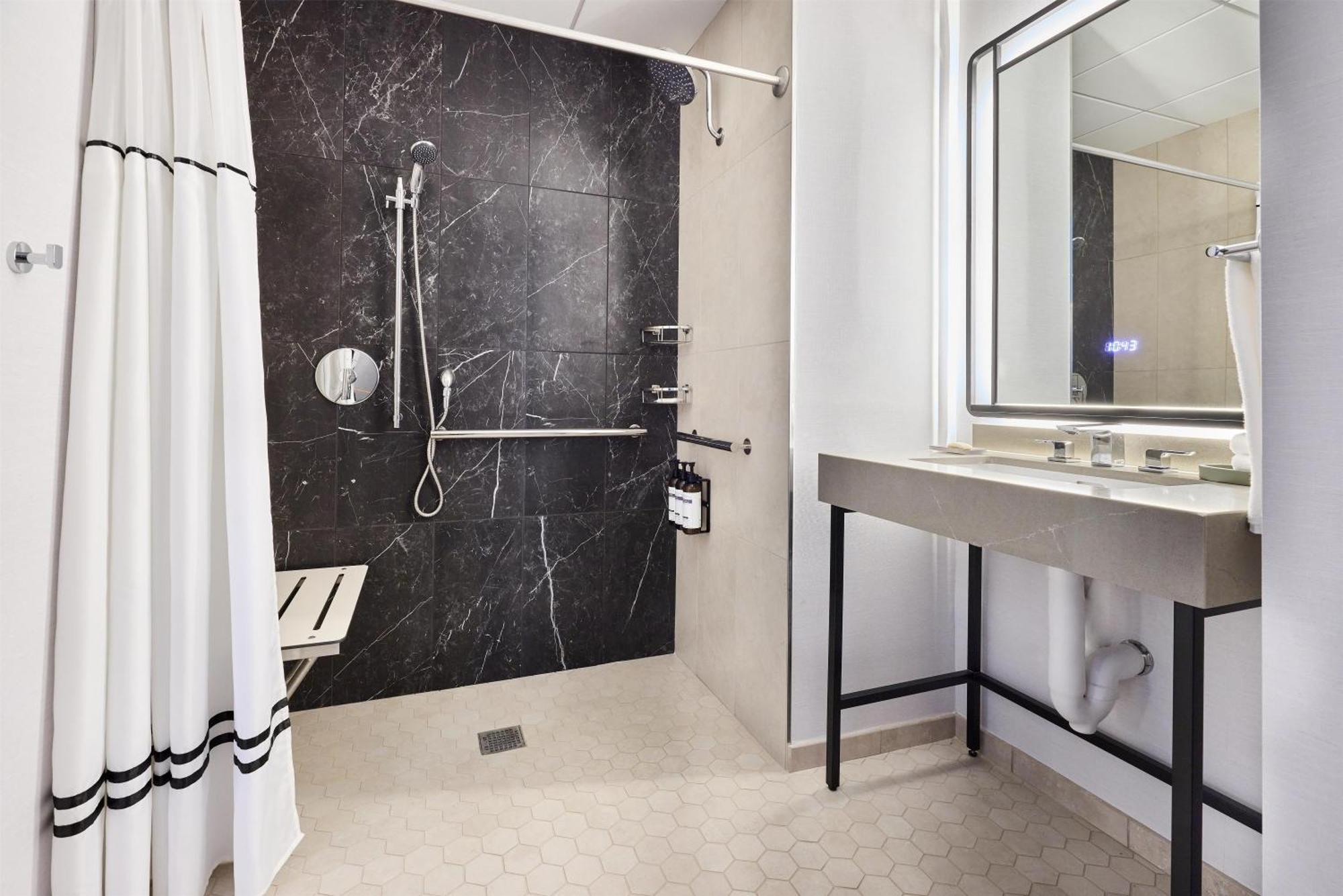 King Room Accessible Shower Disability Access