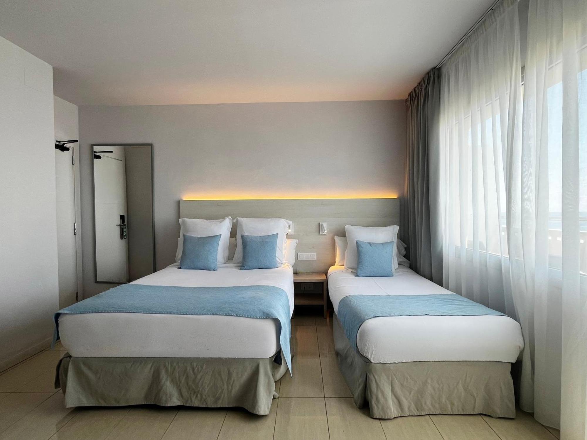 Double room balcony sea views extra bed