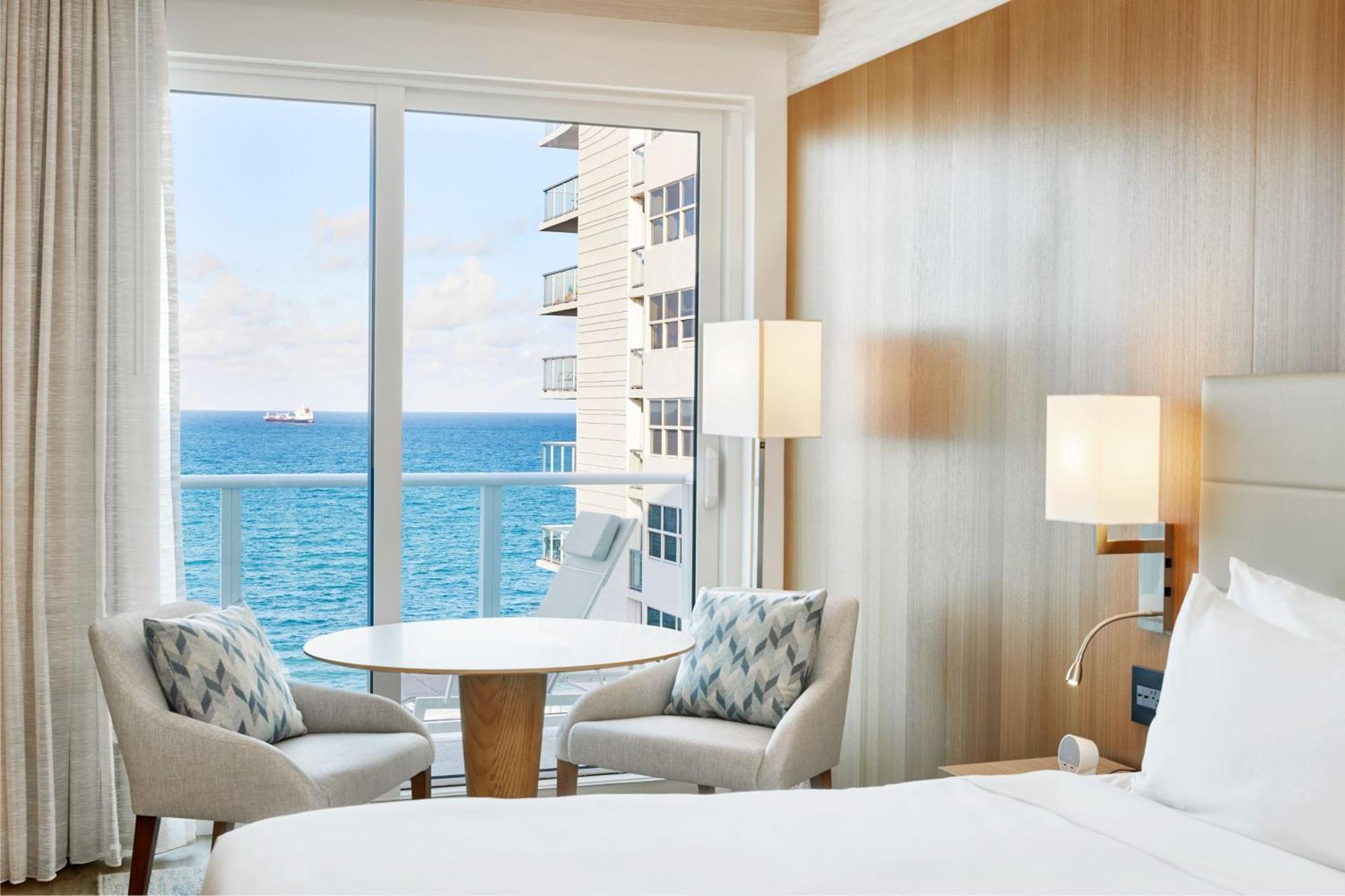 King Room Oceanfront View Balcony Sofa Bed