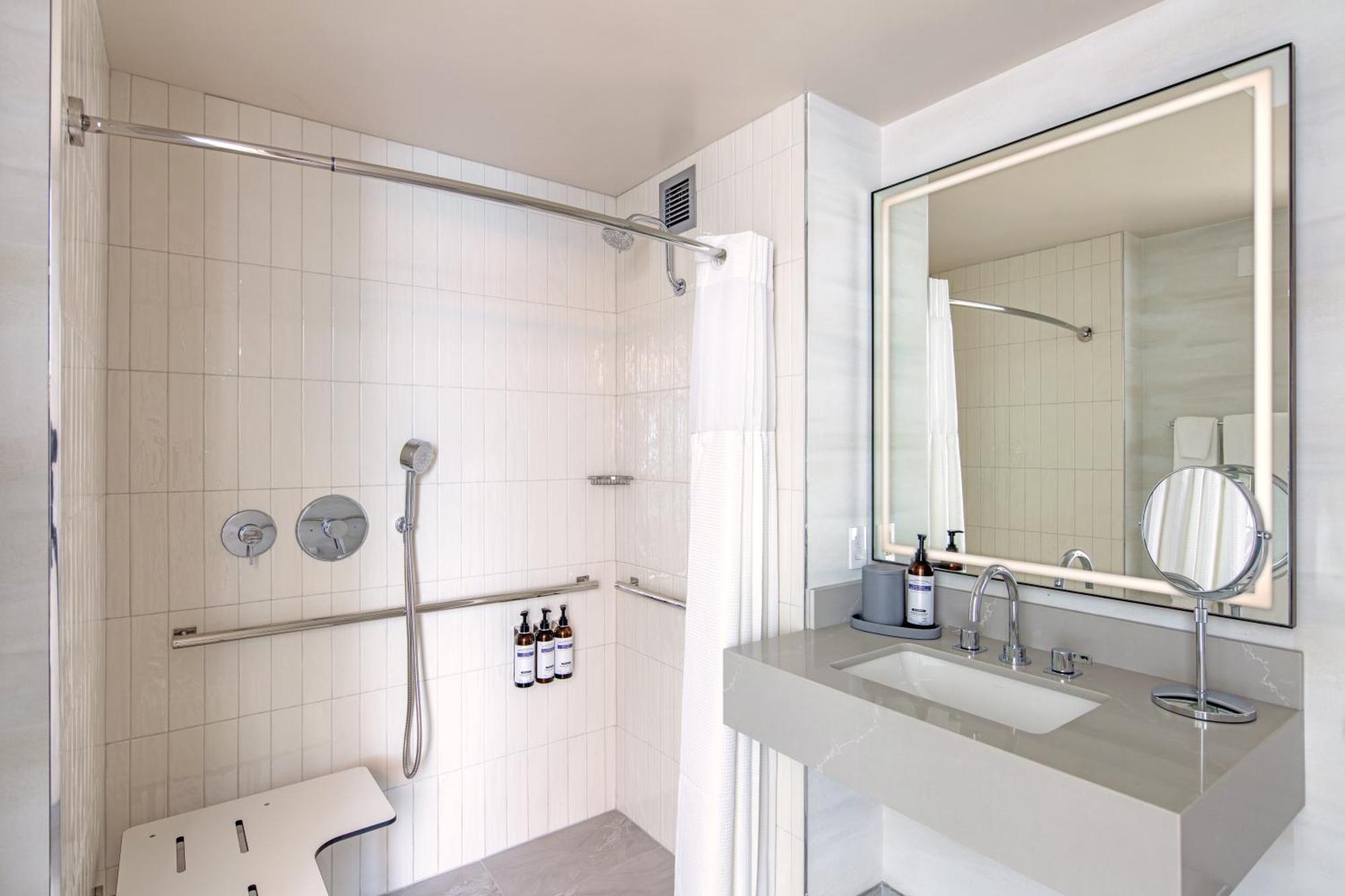 King Room Accessible Shower Disability Access