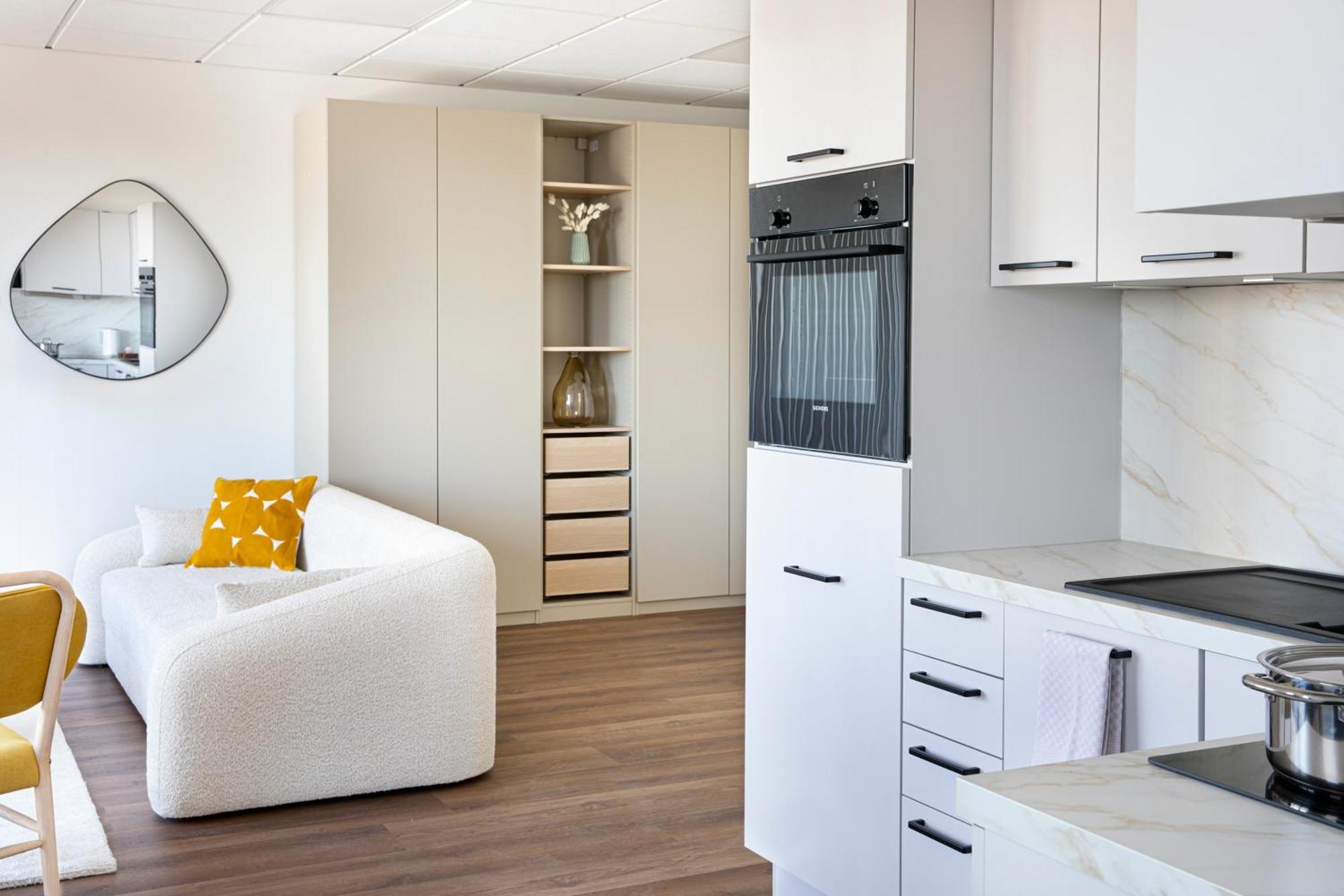 Apartment mit 1 Schlafzimmer und Terrasse