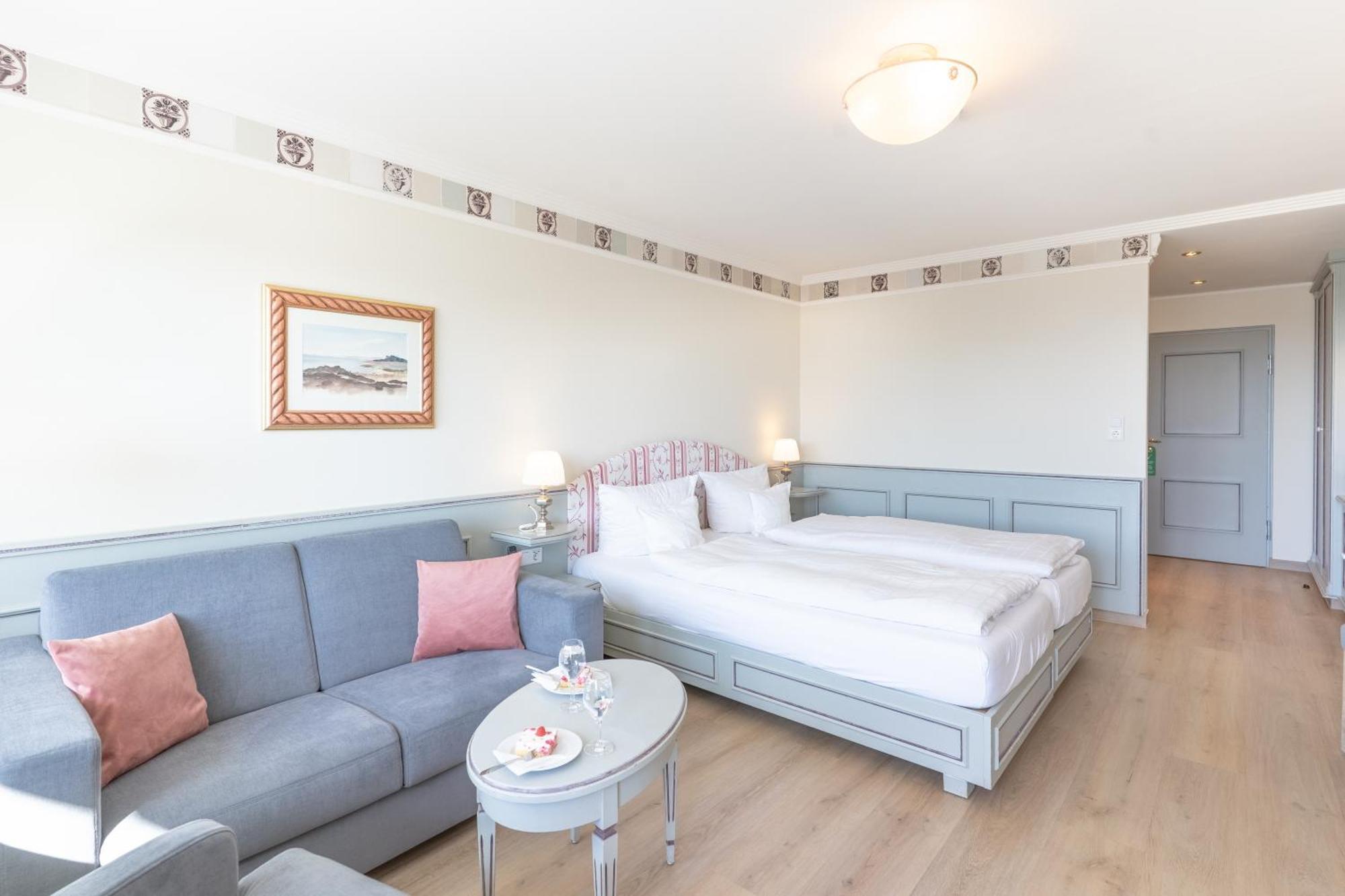 Large Double Room Balcony Partial Sea View