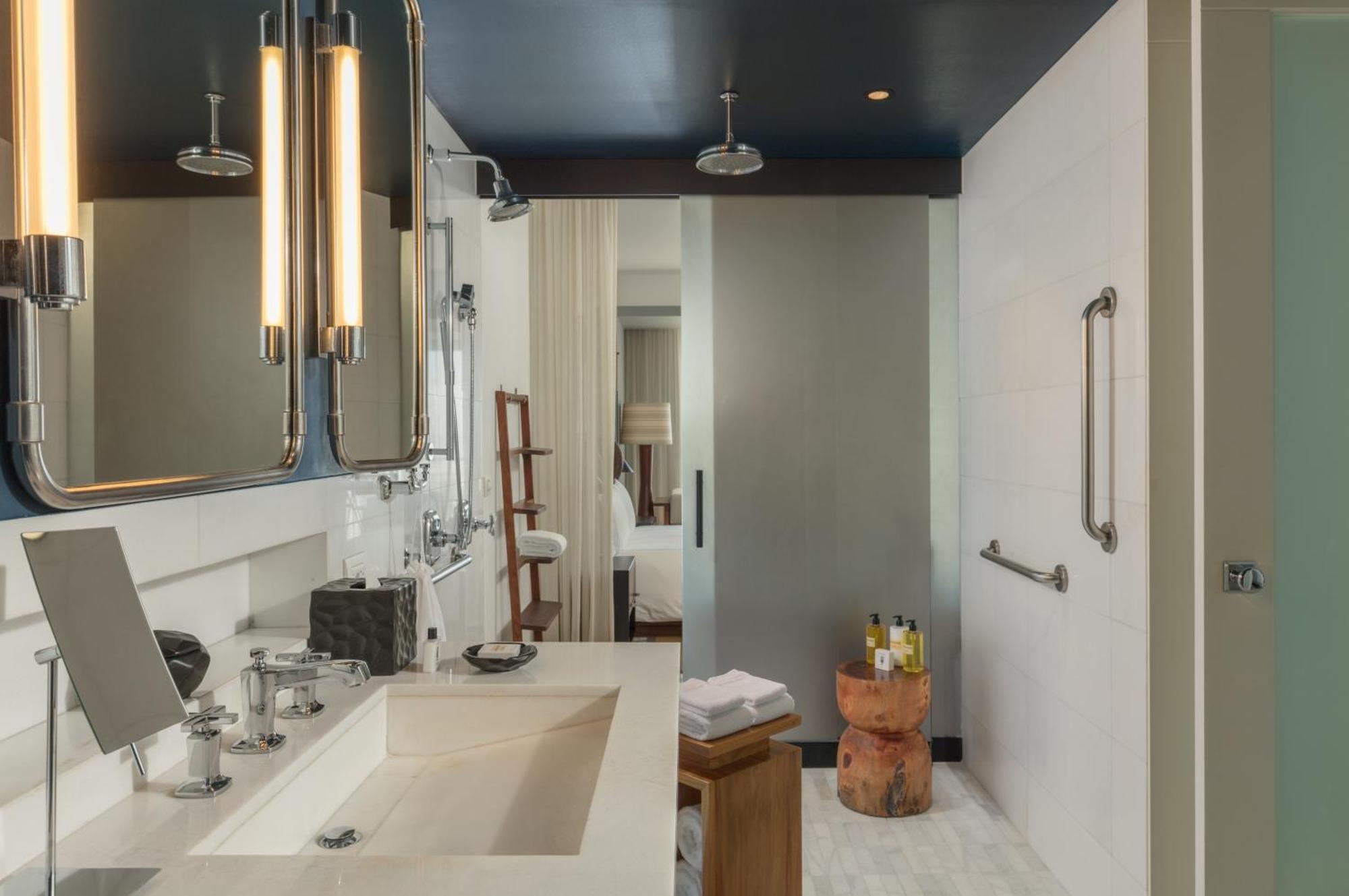 Queen Room Two Queen Beds Ocean View Accessible Shower Disability Access