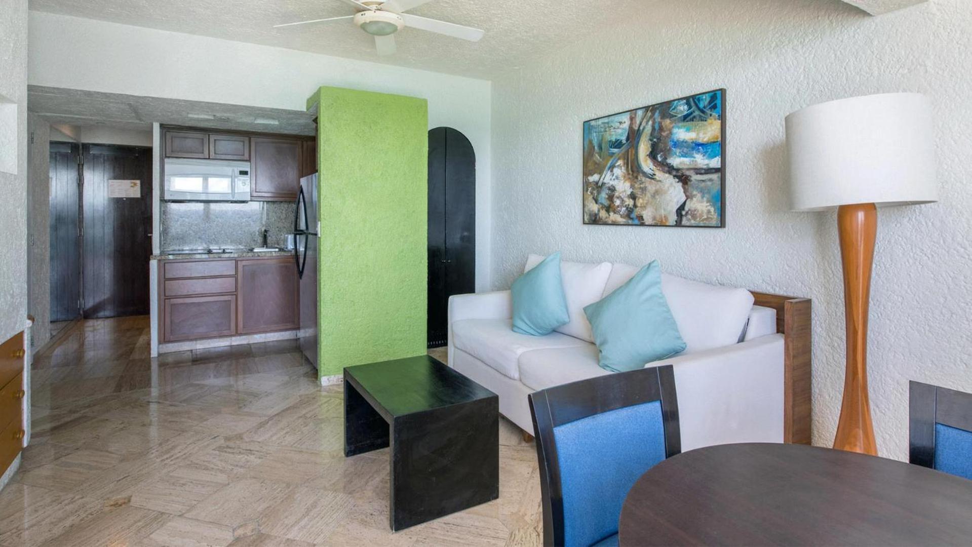 One-Bedroom King Suite Jacuzzi Balcony Lagoon View