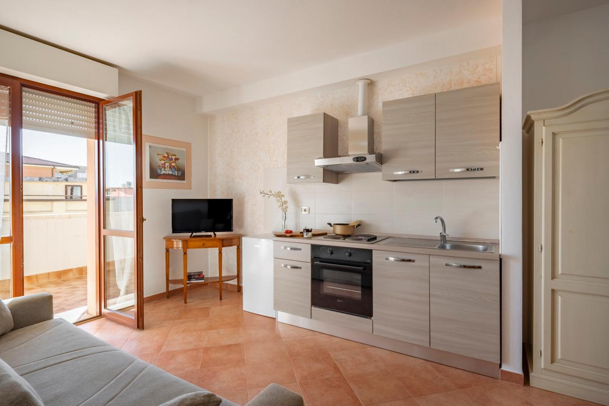 One-Bedroom Apartment Balcony