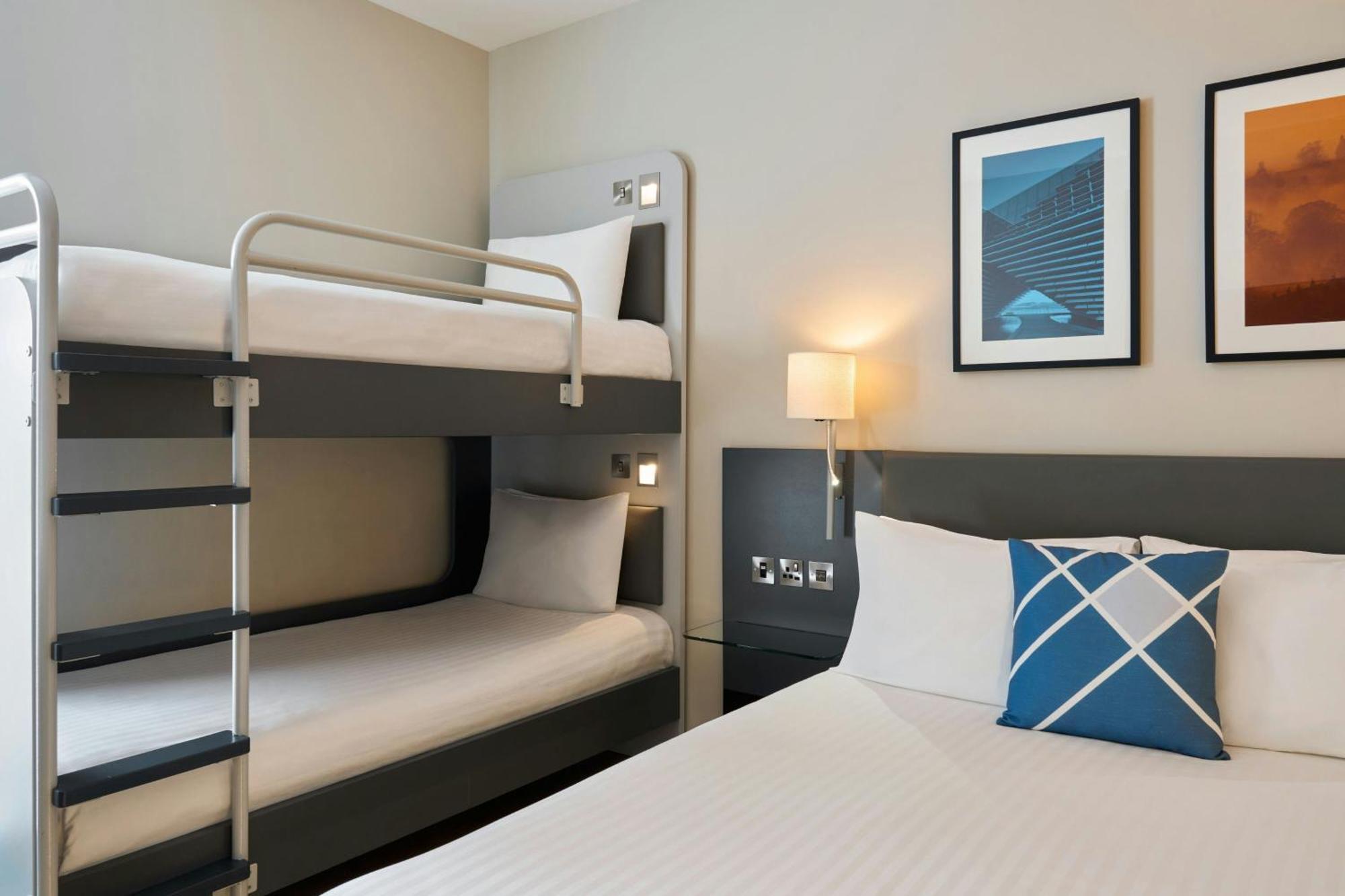 Family Room One Double Bed Two Bunk Beds