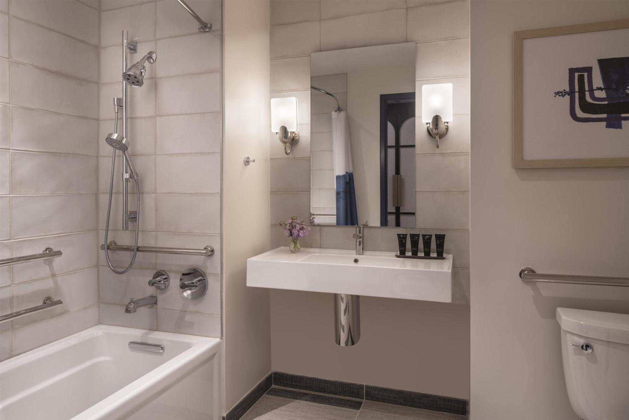 King Room Tub City View Mobility Access