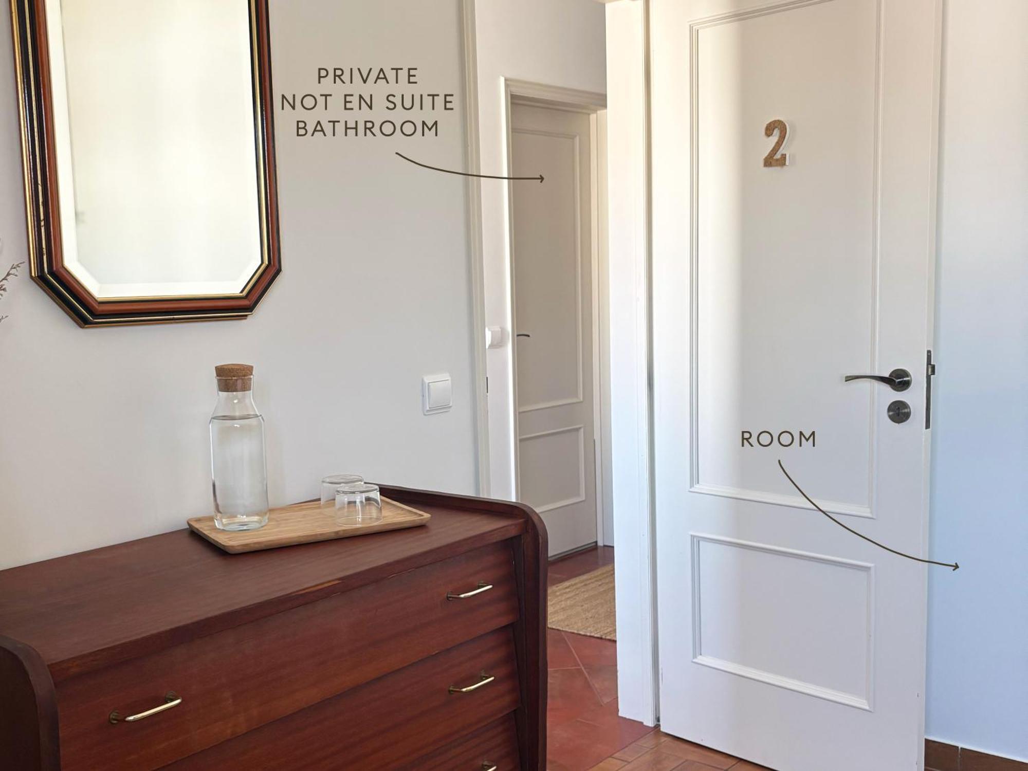 Double Room Private External Bathroom Terrace