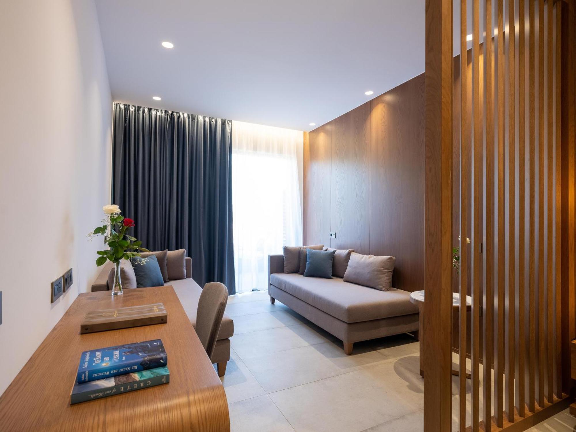 Comfort Familiekamer met Uitzicht op Zee en een Visueel Gescheiden Kindergedeelte