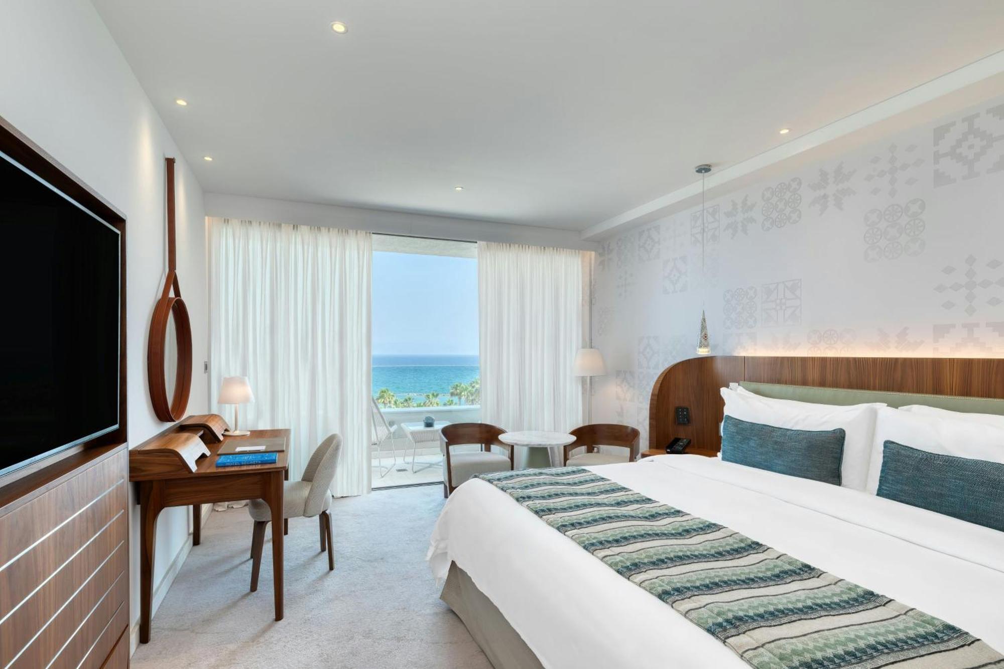 Superior Kamer met 1 Kingsize Bed en Balkon - Uitzicht op Zee