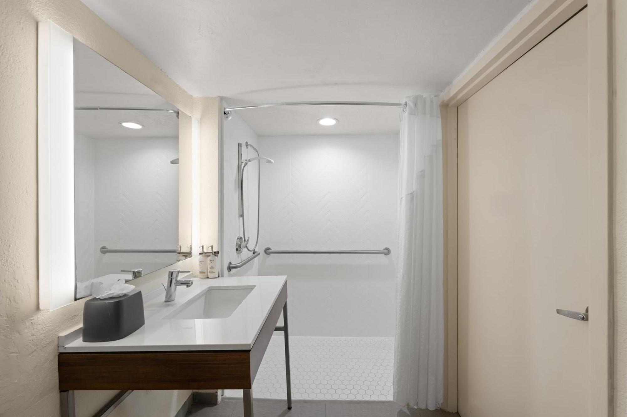 Premium King Room Roll Shower Communications Access