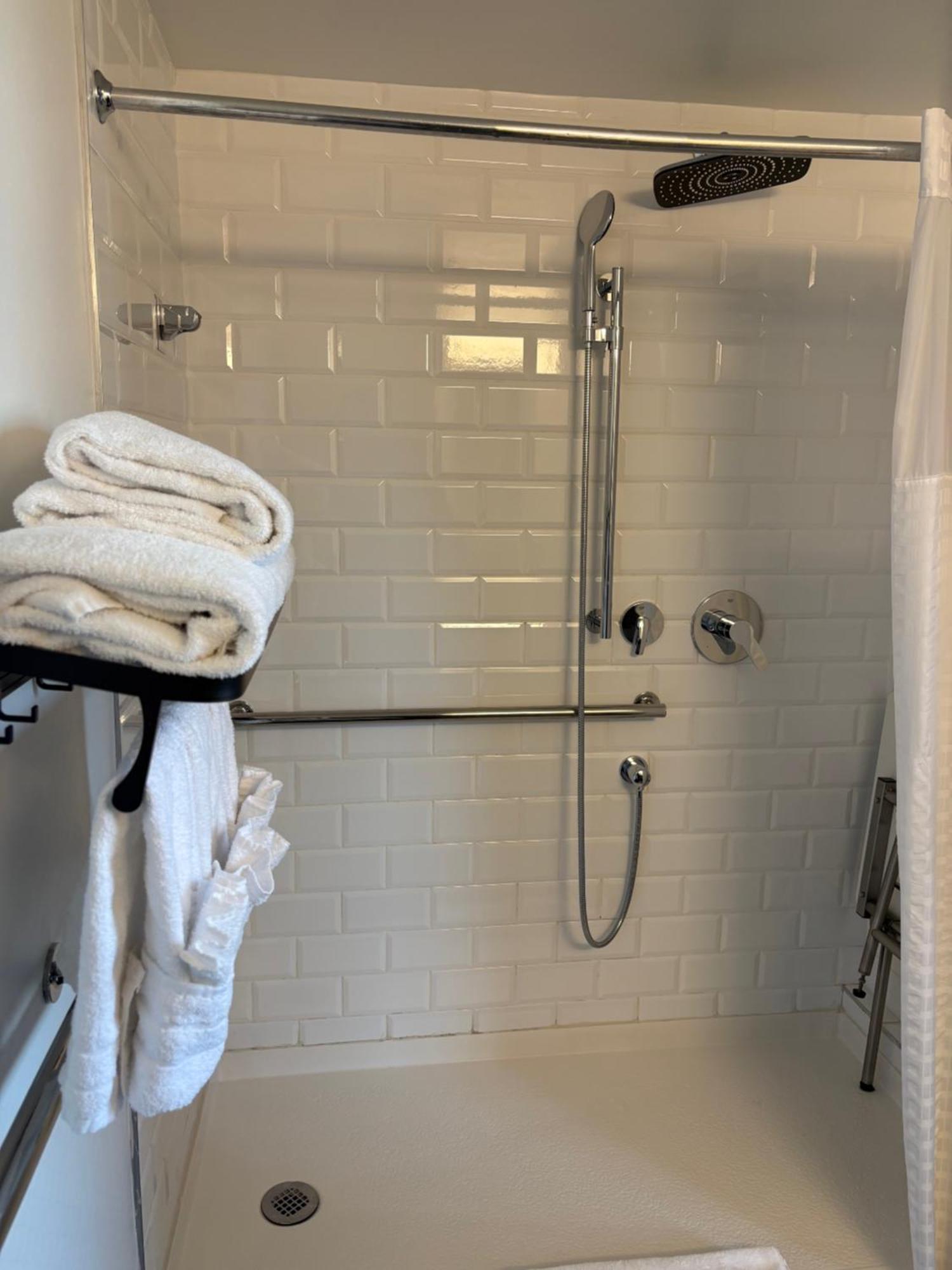 King Room Mobility Hearing Accessible Roll Shower