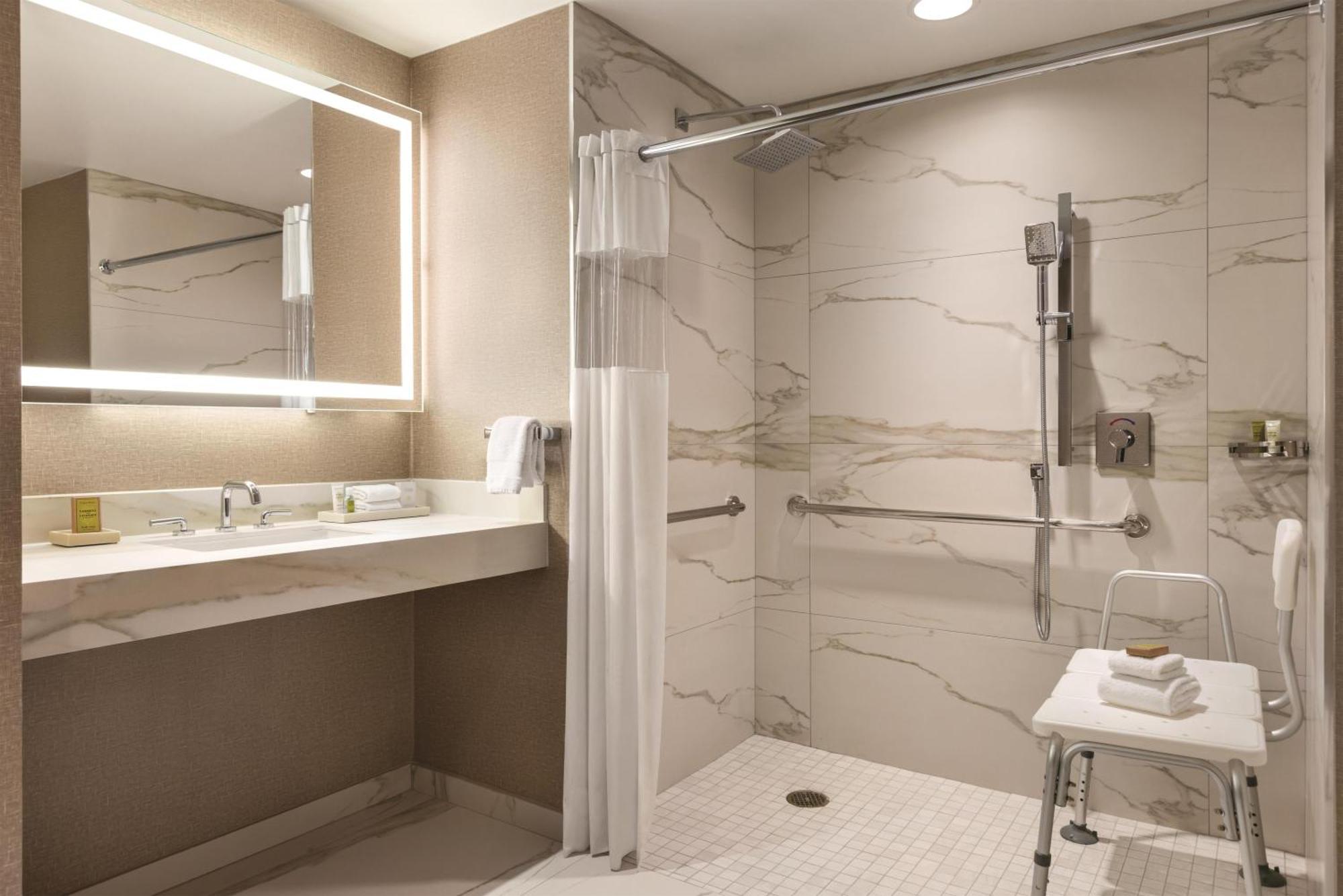 King Room Roll Shower City or Mountain View Mobility Accessible