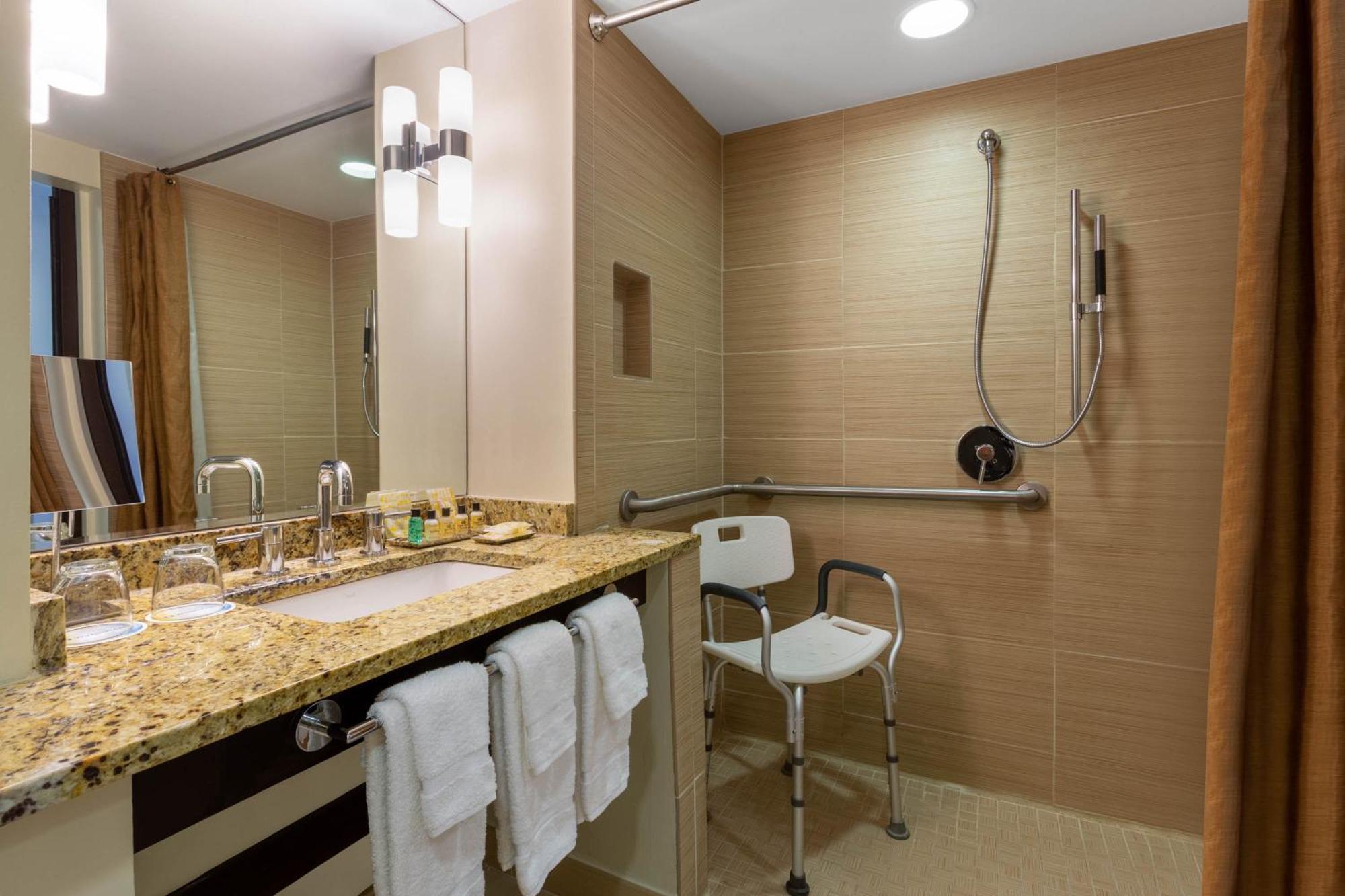 King Room Roll Shower City View Mobility Access or Non-Smoking