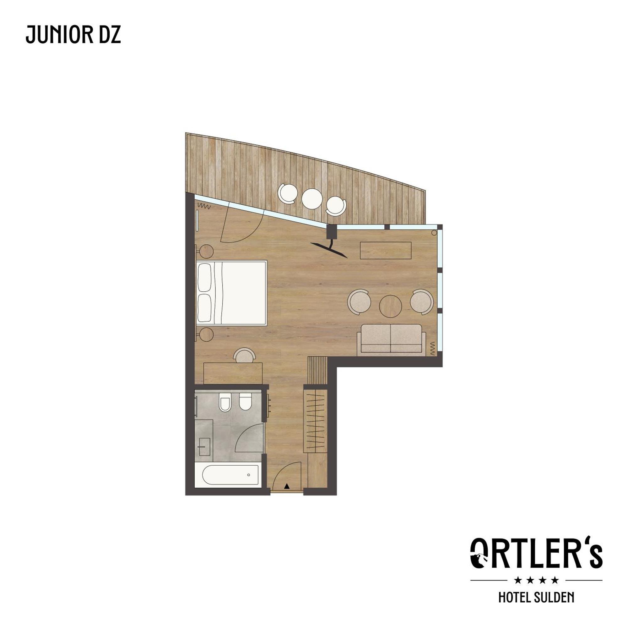 Junior Suite mit Balkon