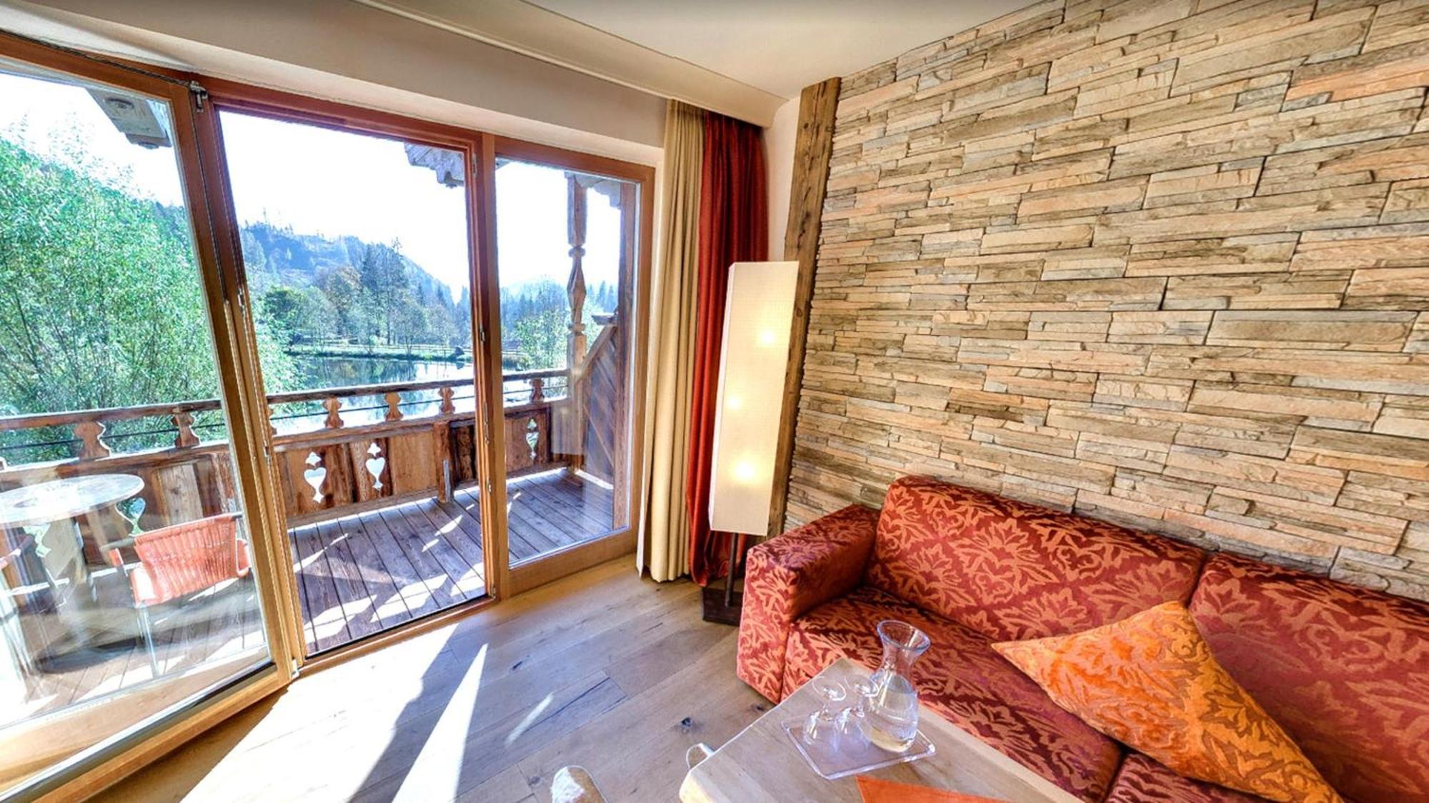 Double Junior Suite Sofa Bed Balcony Mountain View Couch