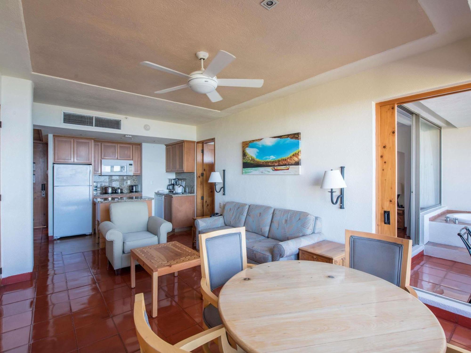 Two-Bedroom Deluxe King Suite Balcony Jacuzzi Lagoon View