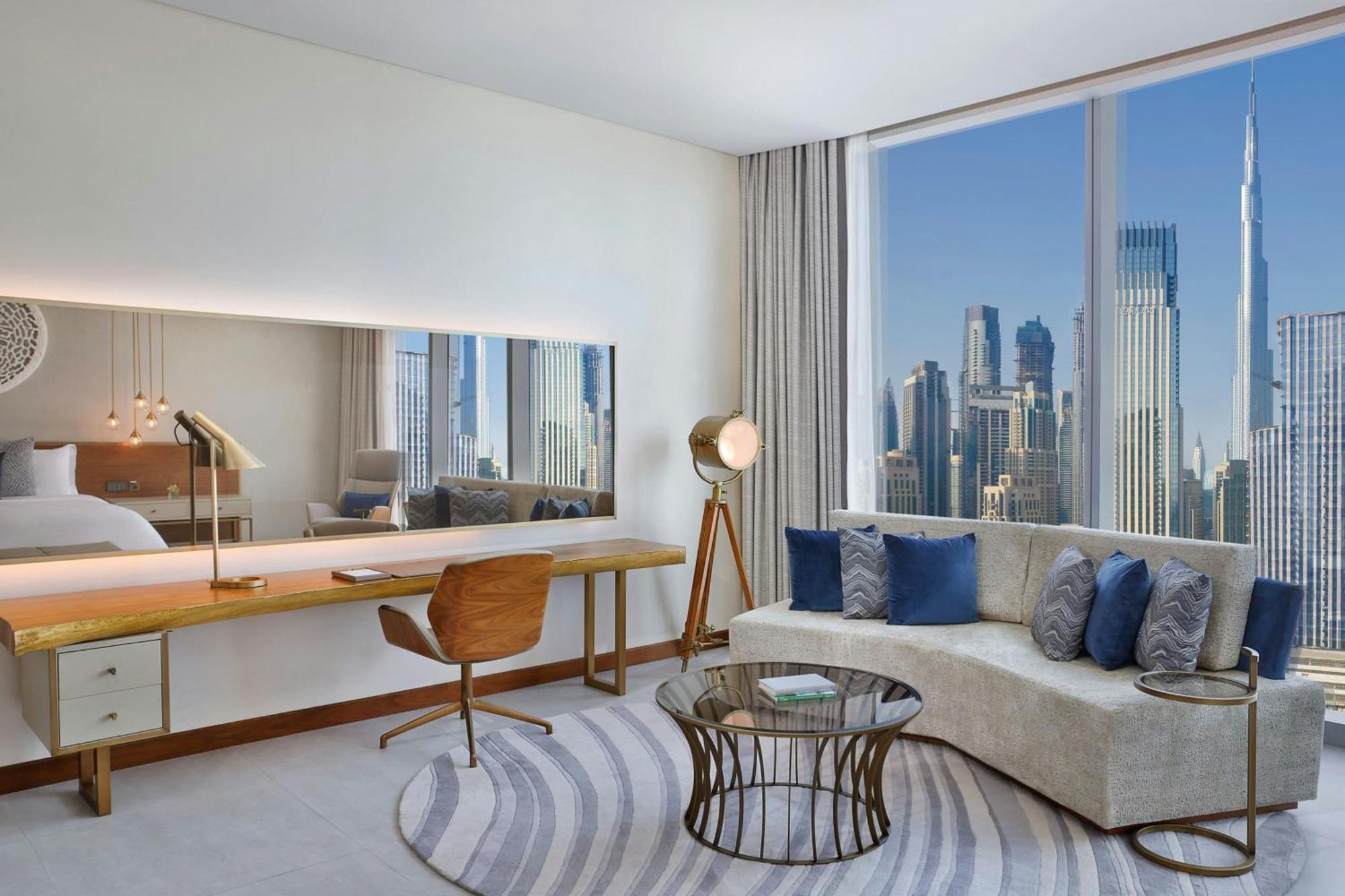 Superior King Room Partial Burj Khalifa or Downtown View including Signature St Regis Butler Service