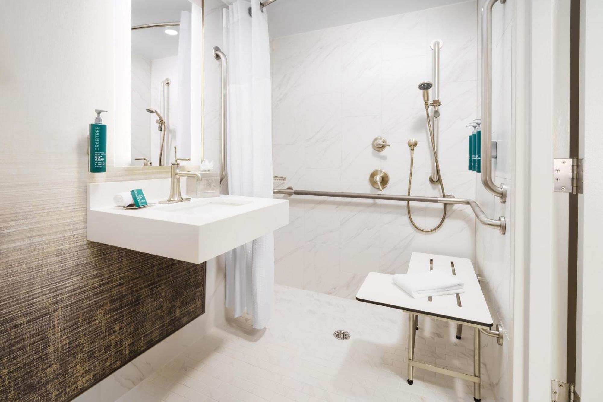 King Room Roll Shower Mobility or Hearing Accessible