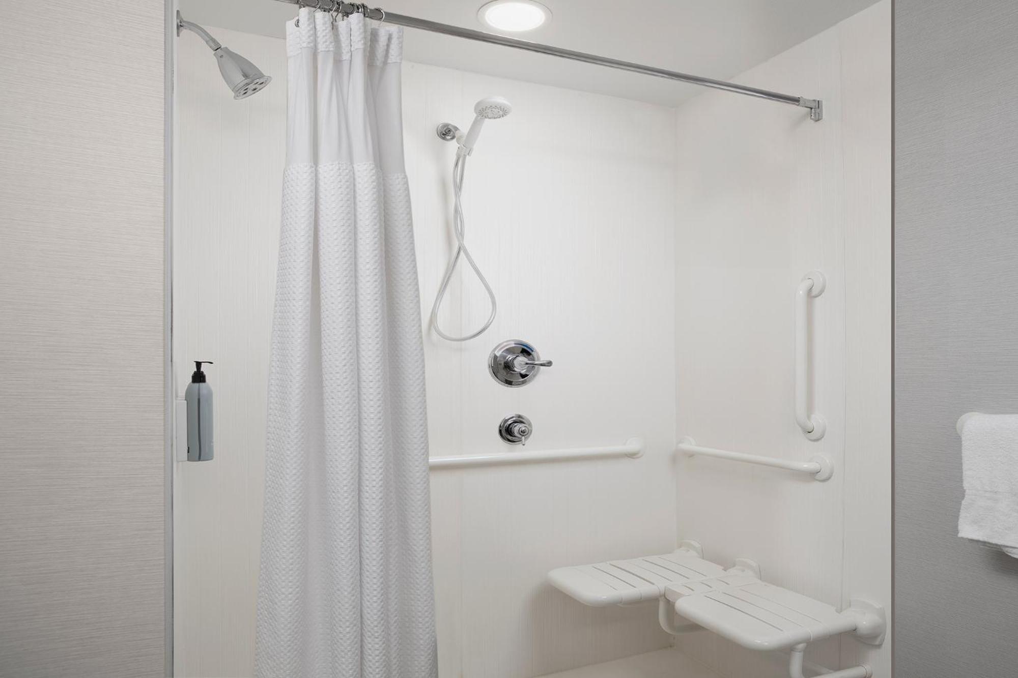 King Room Roll Shower Mobility Access or Hearing Accessible