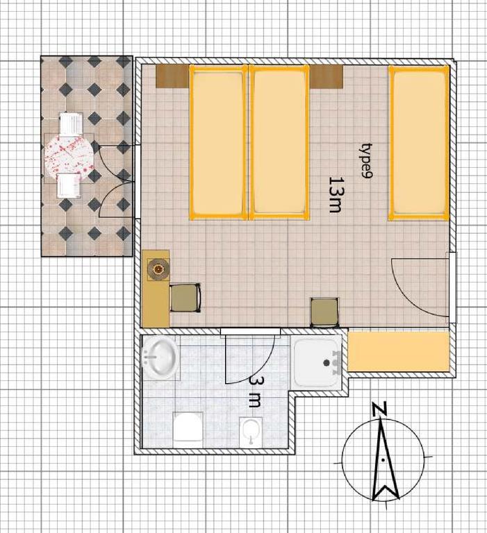Triple Room Balcony Partial Sea View