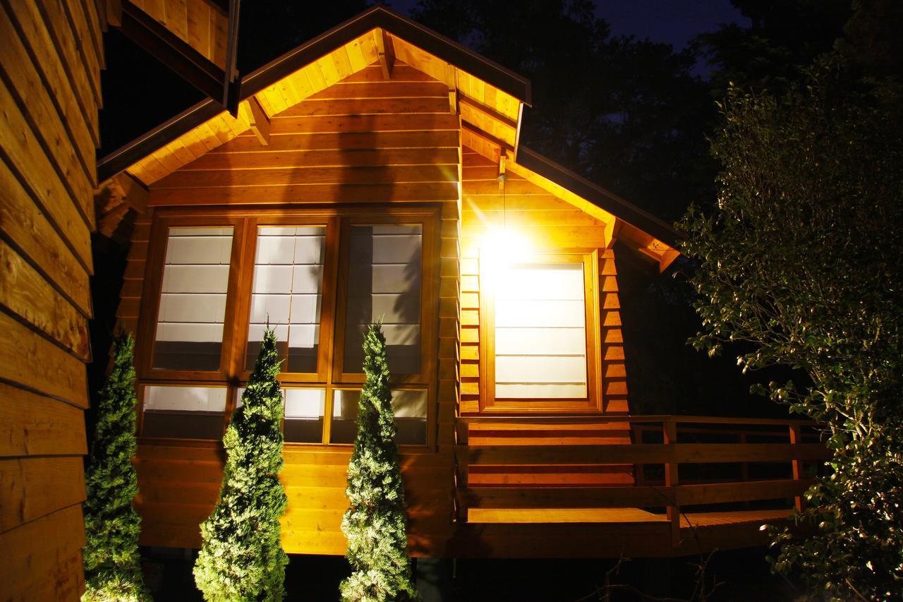 Wooden Chalet Spa Bath
