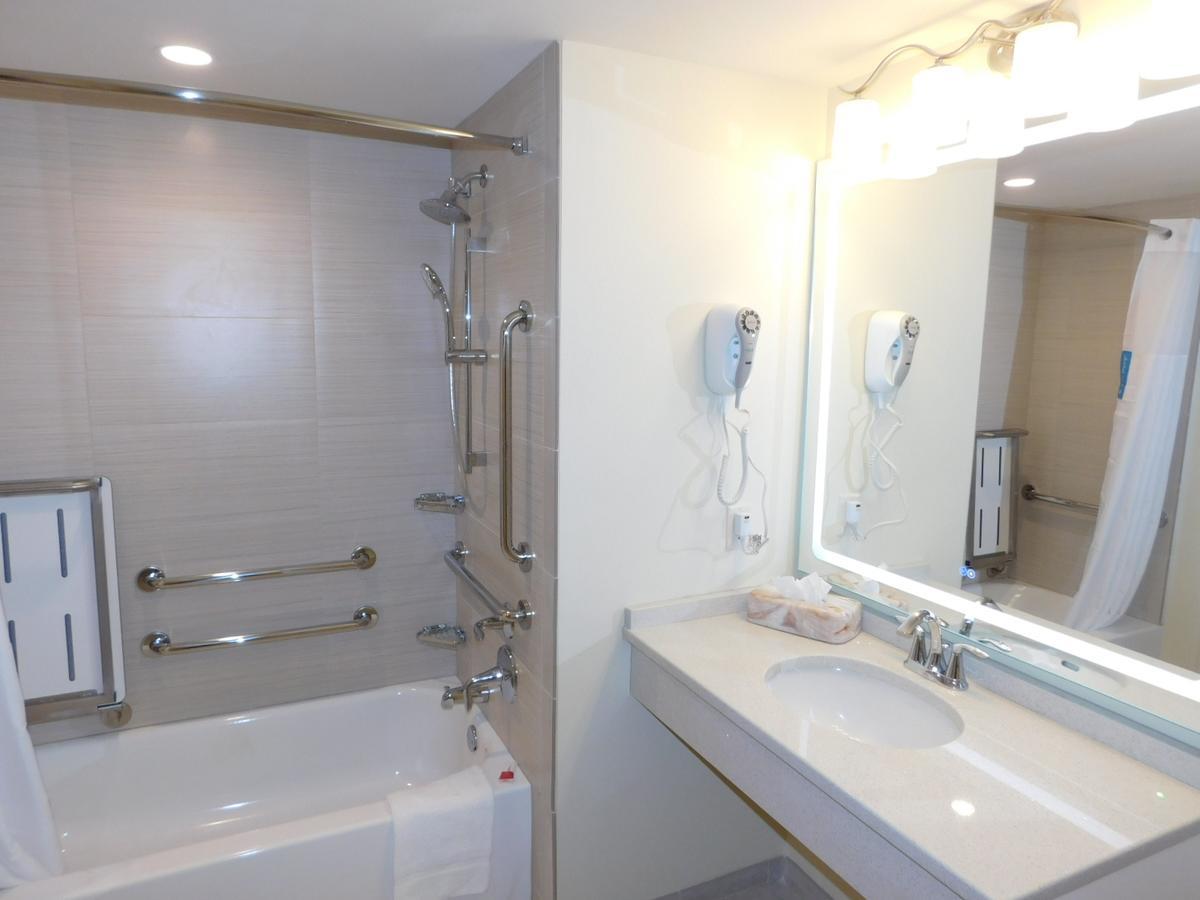 King Suite One King Bed Bathtub Grab Bars Mobility Accessible Non-Smoking