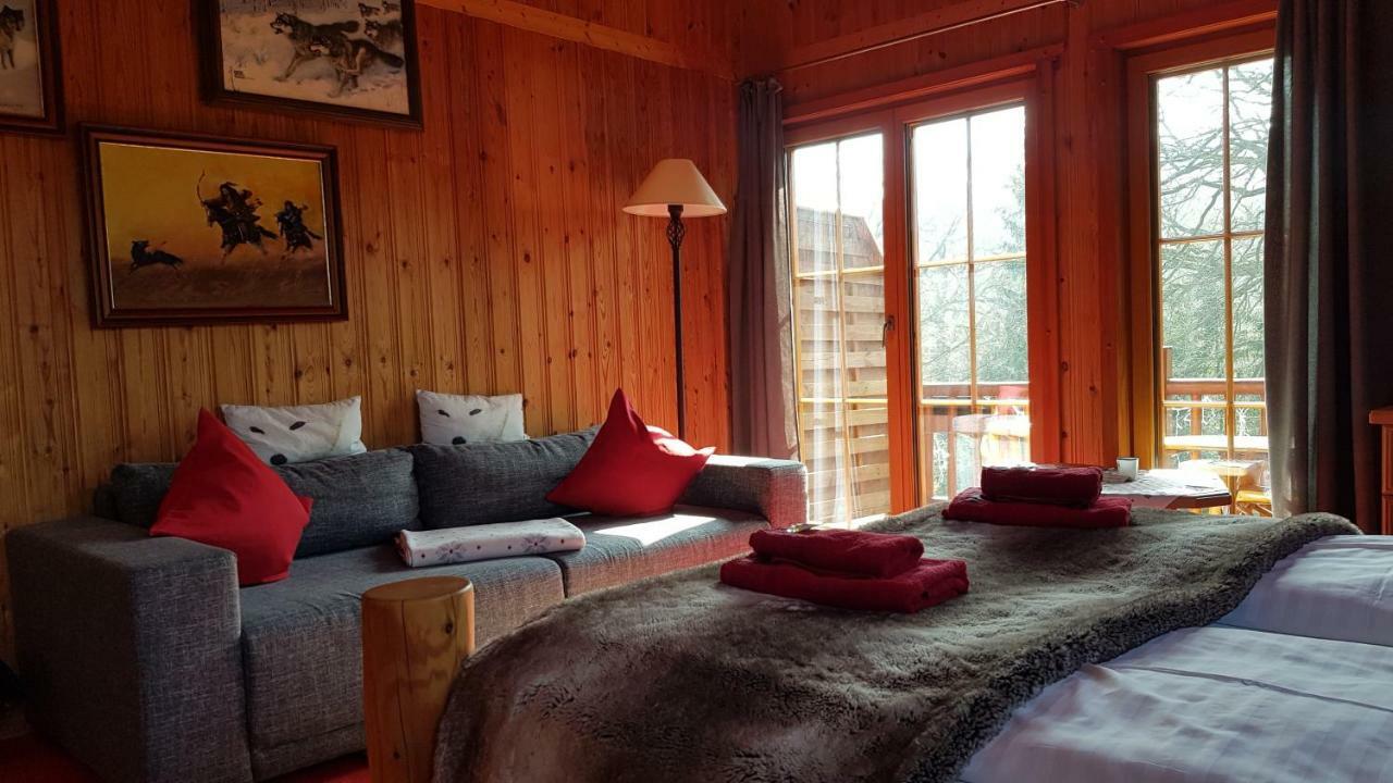 Double Room Balcony Log House