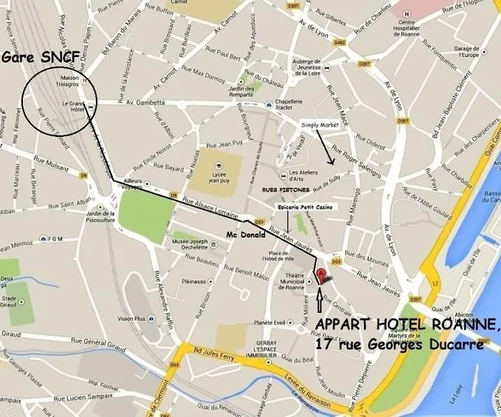 Appart hôtel Roanne hyper centre ville-1