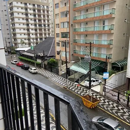 Flat Na Praia Do Gonzaga Em Santos! Consulte Condicoes Para O Ano Novo!-3