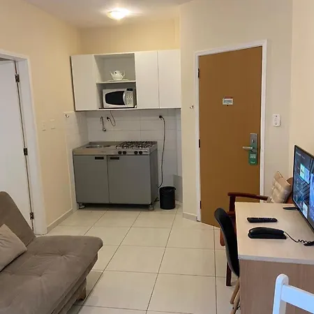 Flat Na Praia Do Gonzaga Em Santos! Consulte Condicoes Para O Ano Novo!-2