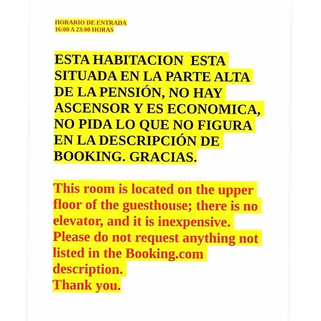 Pensión LF - No Fumadores - Sin Ascensor-2