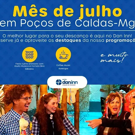 Hotel Dan Inn Poços de Caldas - A melhor localização do Centro by Nacional Inn-3