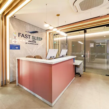 Fast Sleep Suites by Slaviero Hoteis - Hotel dentro do Aeroporto de Guarulhos - Terminal 2 - desembarque oeste-3