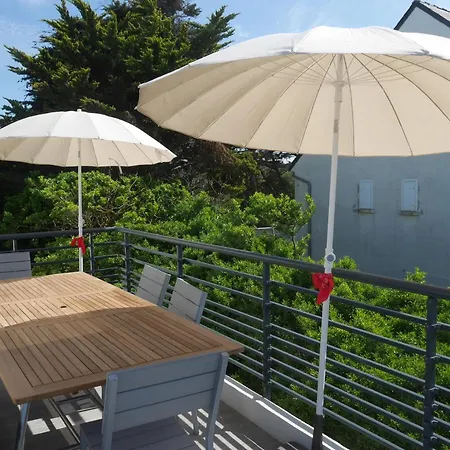 Appartement Roc'H Avel - Front De Mer, Vue Sur Mer Et Jardin Ensoleille Sans Vis A Vis-2