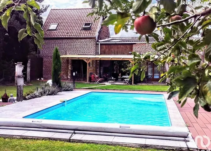 chambres d hotes ,hotel ,Secret d'une Nuit a vicq prės de onnaing,avec piscine