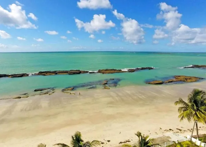 Praia dos Carneiros Flat Hotel Apto completo incluso enxoval, serviço de Cama e limpeza diariamente! Tamandaré