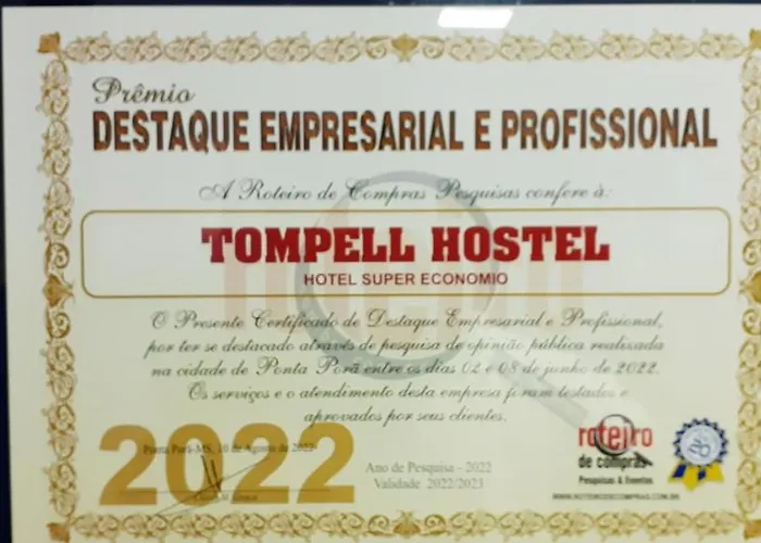 Portaria e circulação de hóspedes só até 23 horas - Reabre às 5 horas - Pousada Bem-te-vi Tompell Ponta Porã